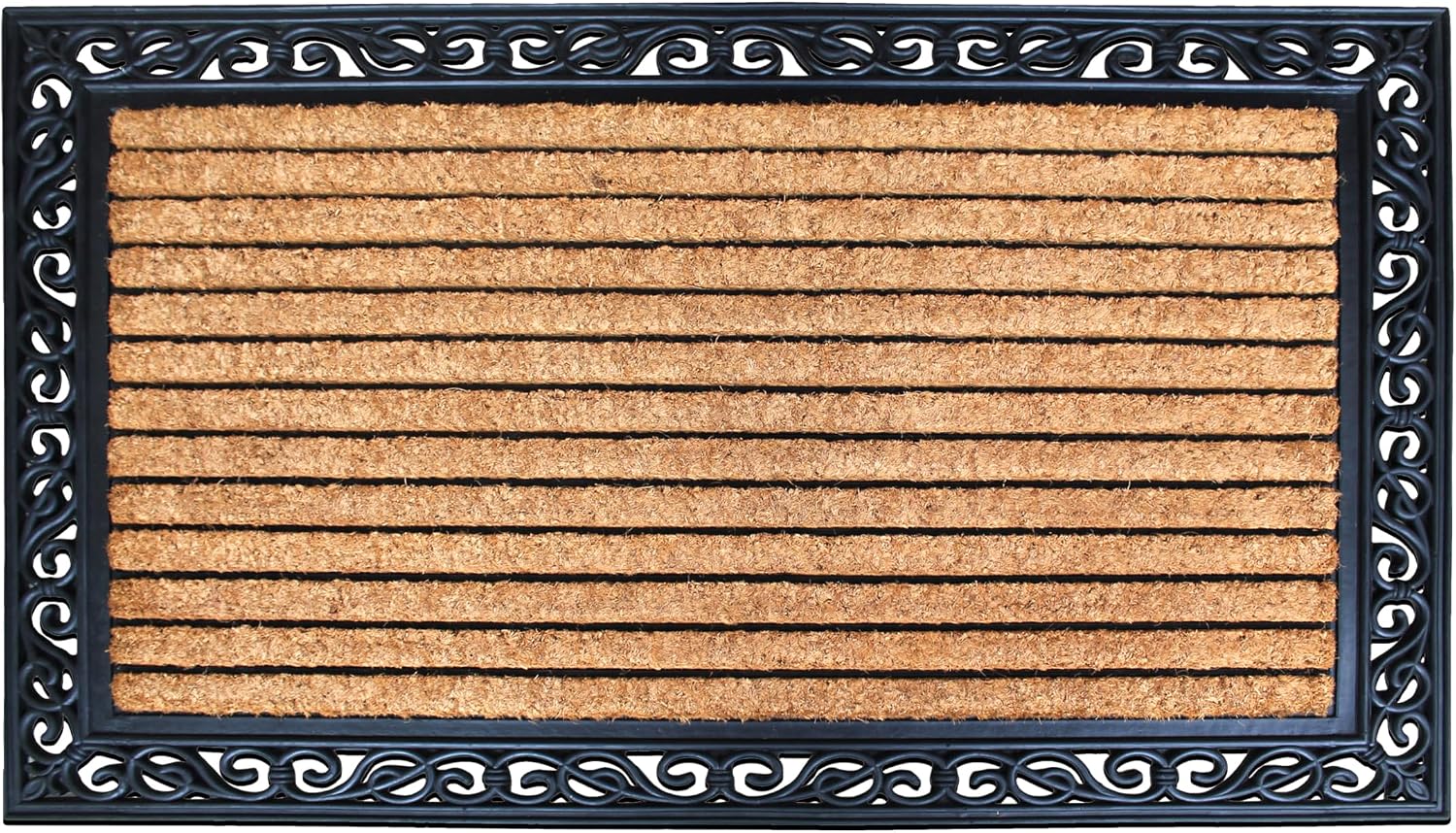 Detalle de A1 Home Collections Coir and Rubber Doormat, 30 x 48 in