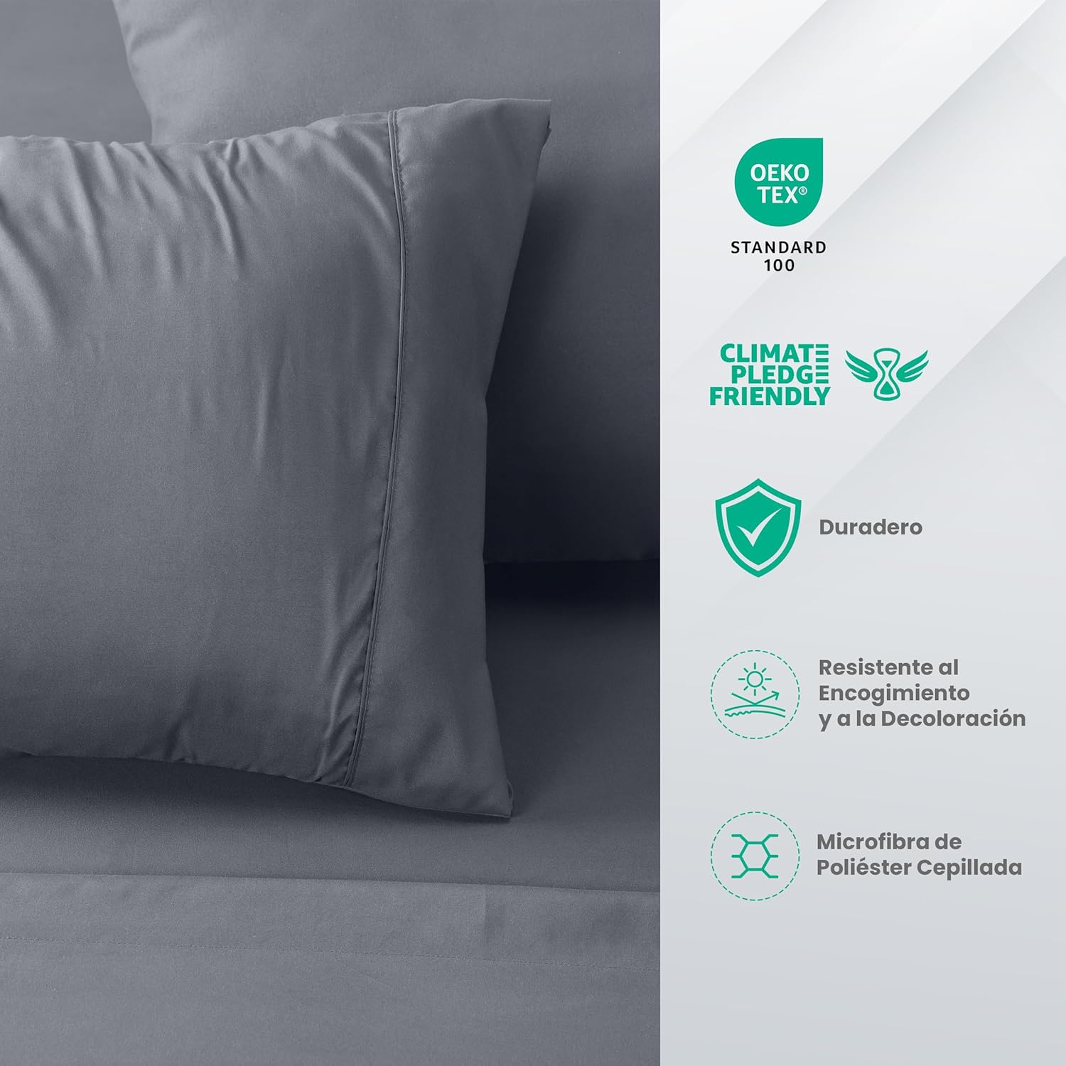 Thumbnail 3 de Utopia Bedding Juego de Sabanas 4 Piezas 150x200