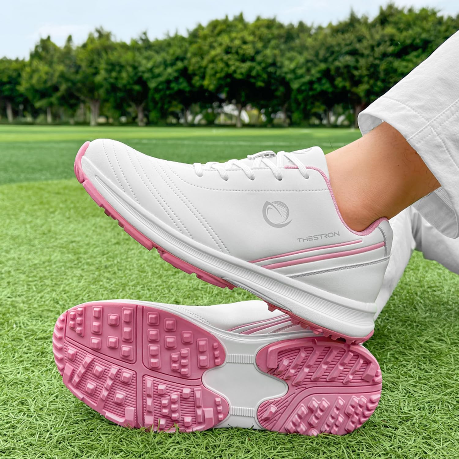 Detalle de Zakey Women’s Spikeless Golf Shoes, Lightweight Walking Sneakers