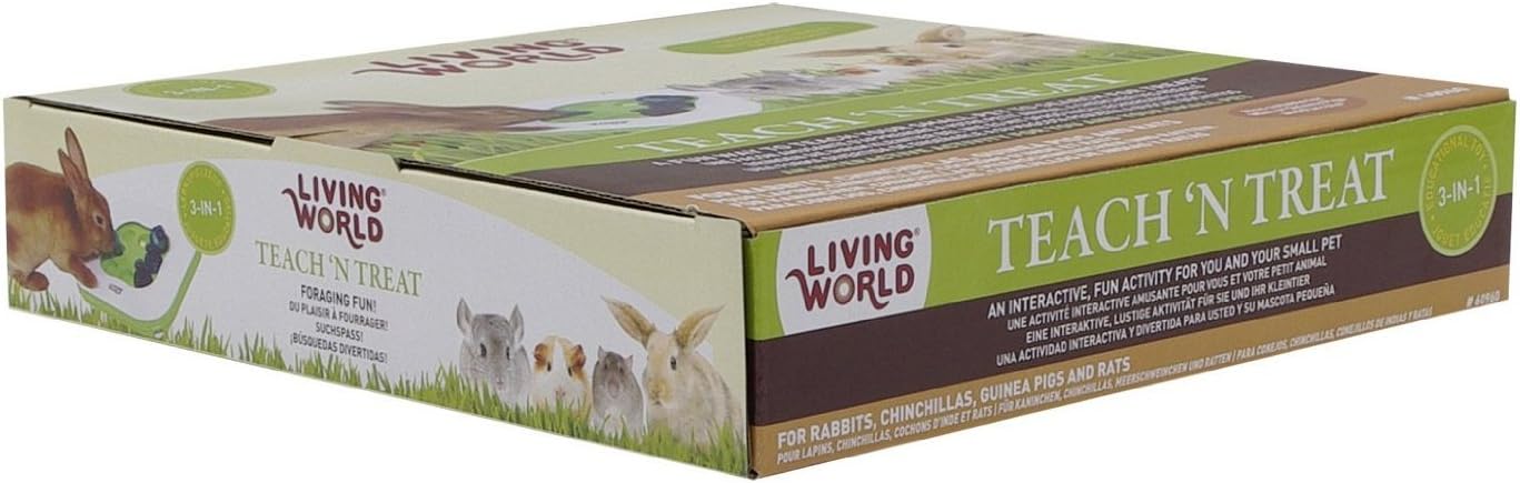 Thumbnail 6 de LIVING WORLD 3in1 interaktives Lernspielzeug für Kaninchen, Chinchillas, Meerschweinchen und Ratten