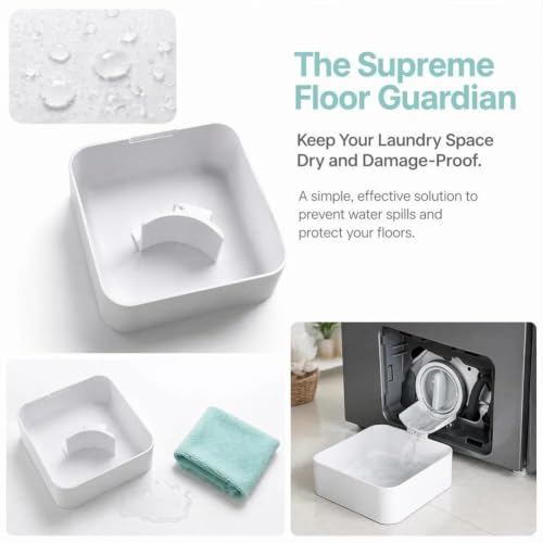 Thumbnail 2 de YERFFZE Washing Machine Drainage Tray – Leak-Proof Drip Pan for Front Loaders