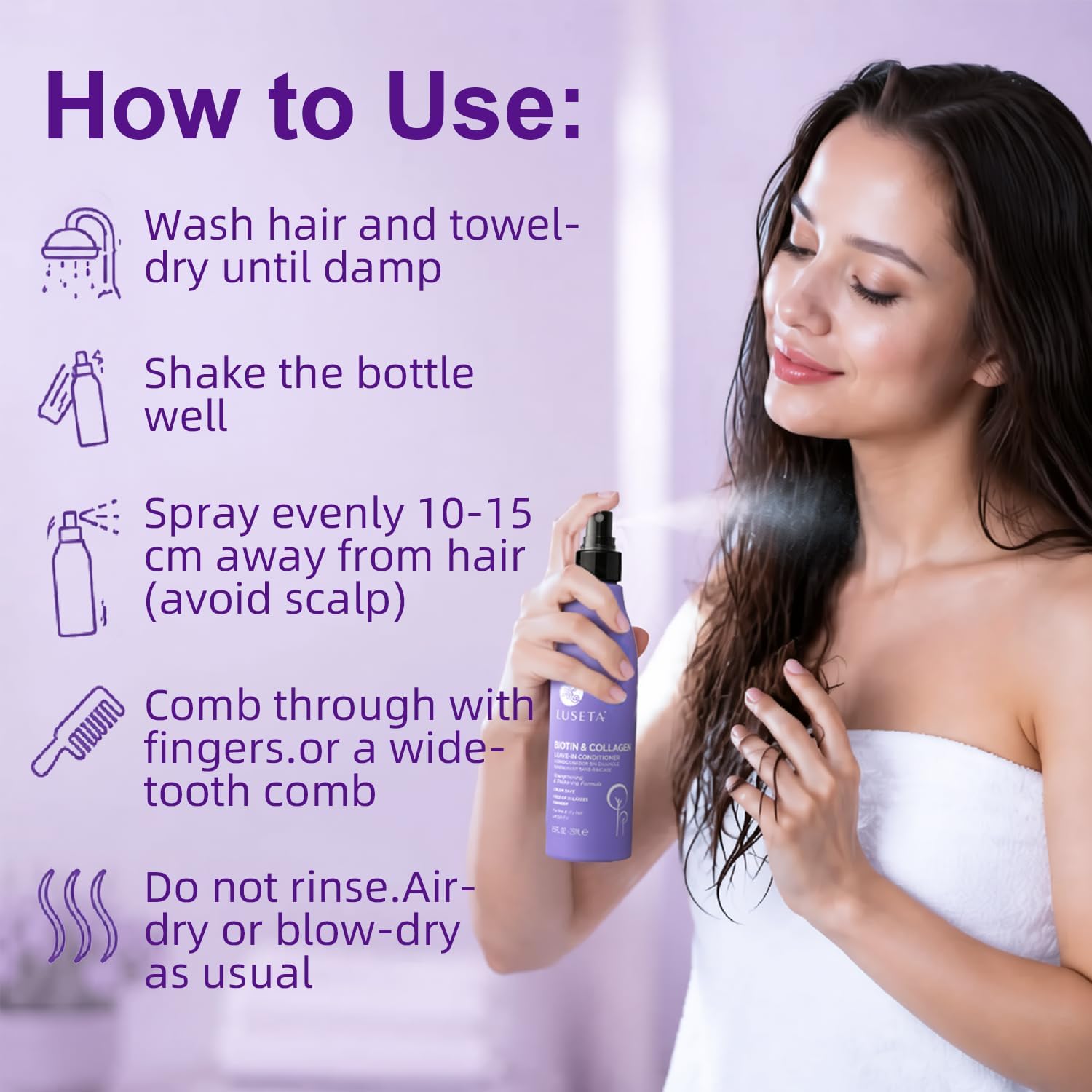 Detalle 2 de Luseta Leave-In Conditioner 8.5 fl oz