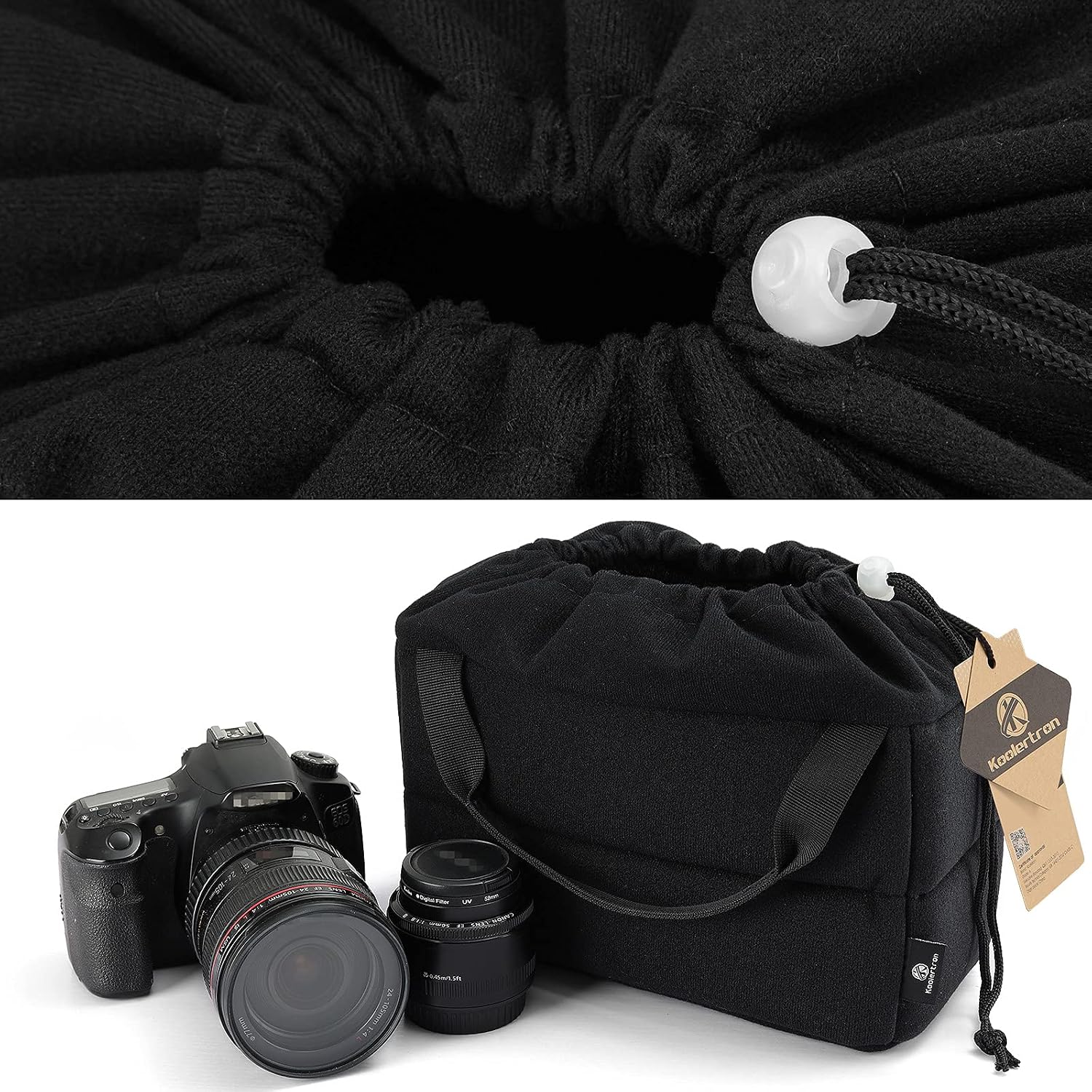 Thumbnail 5 de Koolertron Padded DSLR Camera Insert – Shockproof Divider System for DSLR Lenses