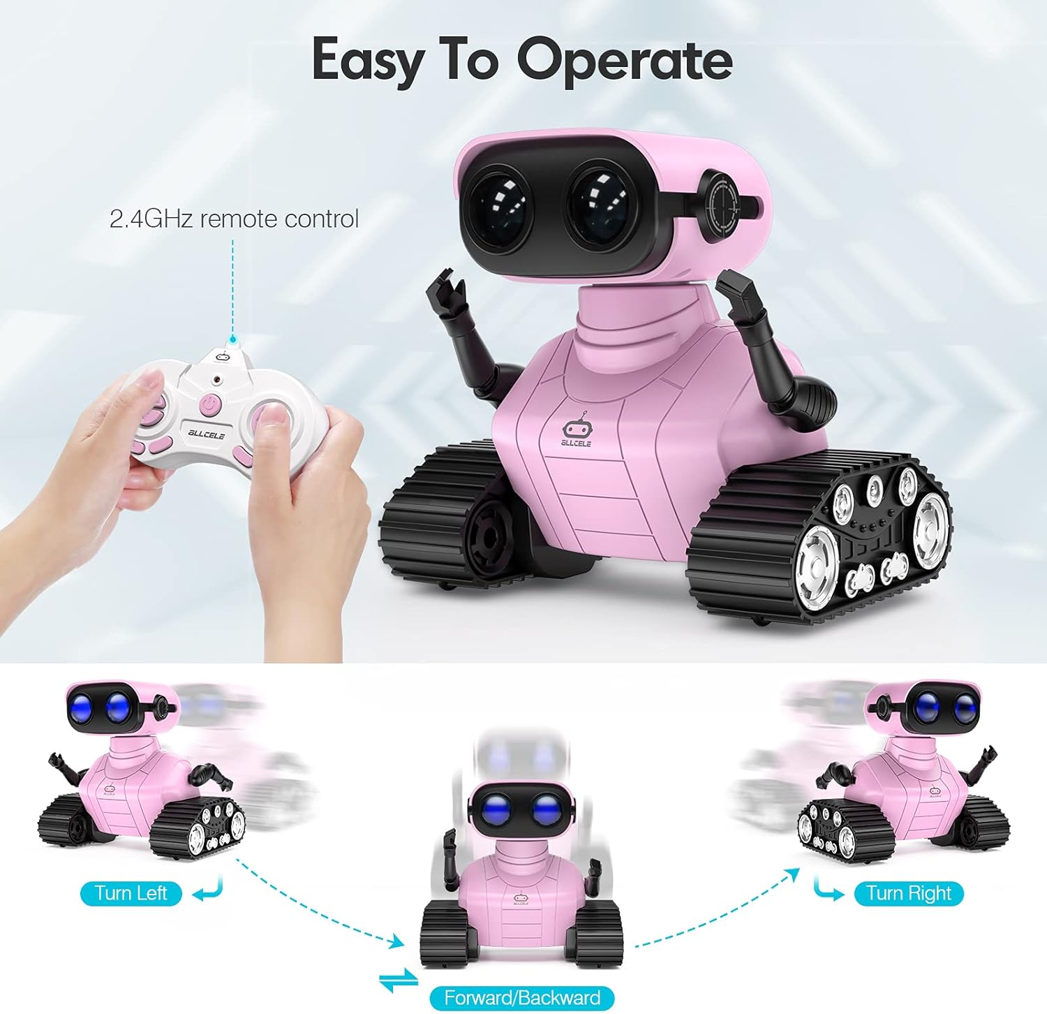 Thumbnail 2 de ALLCELE Girls Robot Toy 500 mAh 🤖