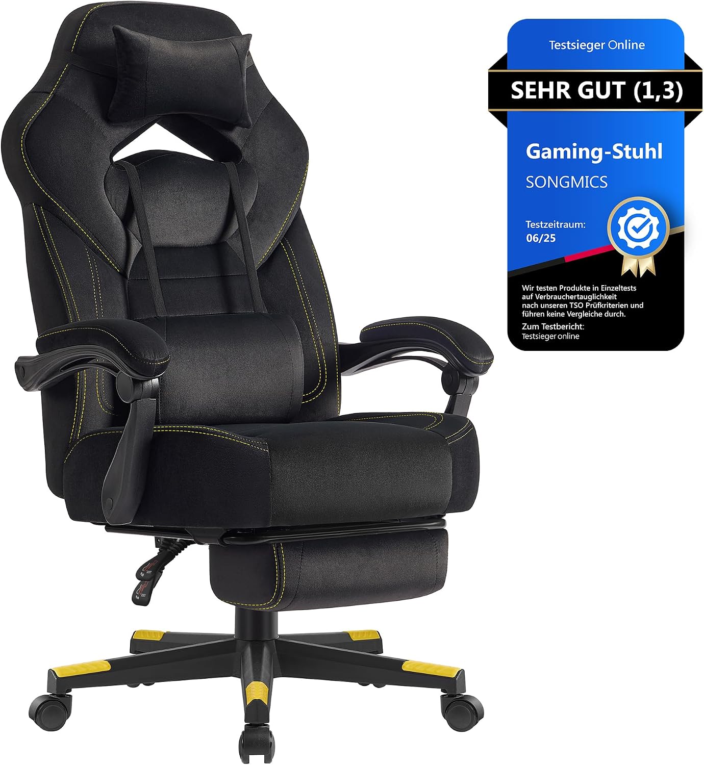 Detalle de SONGMICS OBG077B08 Gaming-Stuhl 150 kg