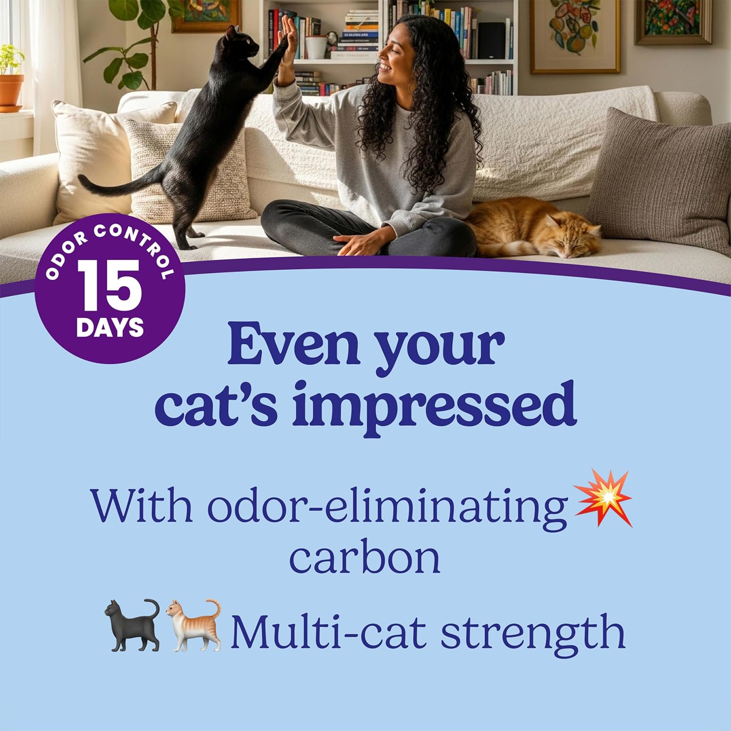 Thumbnail 2 de Fresh Step Odor Shield Multi Cat Clumping Litter, 14 lb