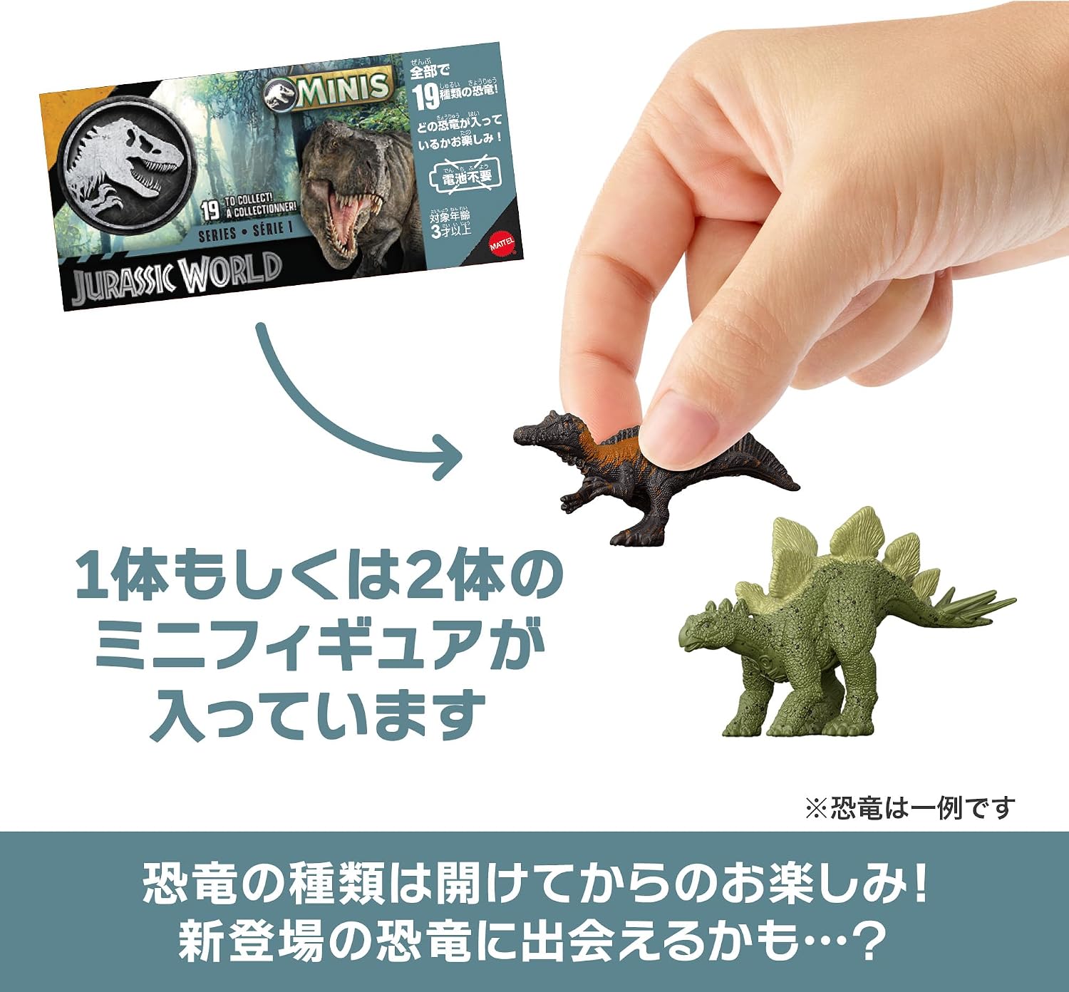 Detalle de マテル ジュラシック・ワールド GWP38-986N ミニフィギュア ブラインドボックス 全19種