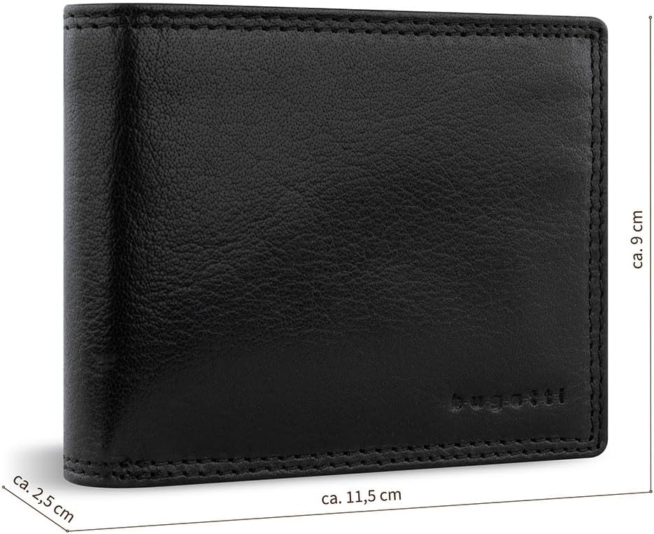 Thumbnail 3 de Bugatti Savona Set: Schultertasche & Geldbörse aus Büffelleder mit RFID-Schutz