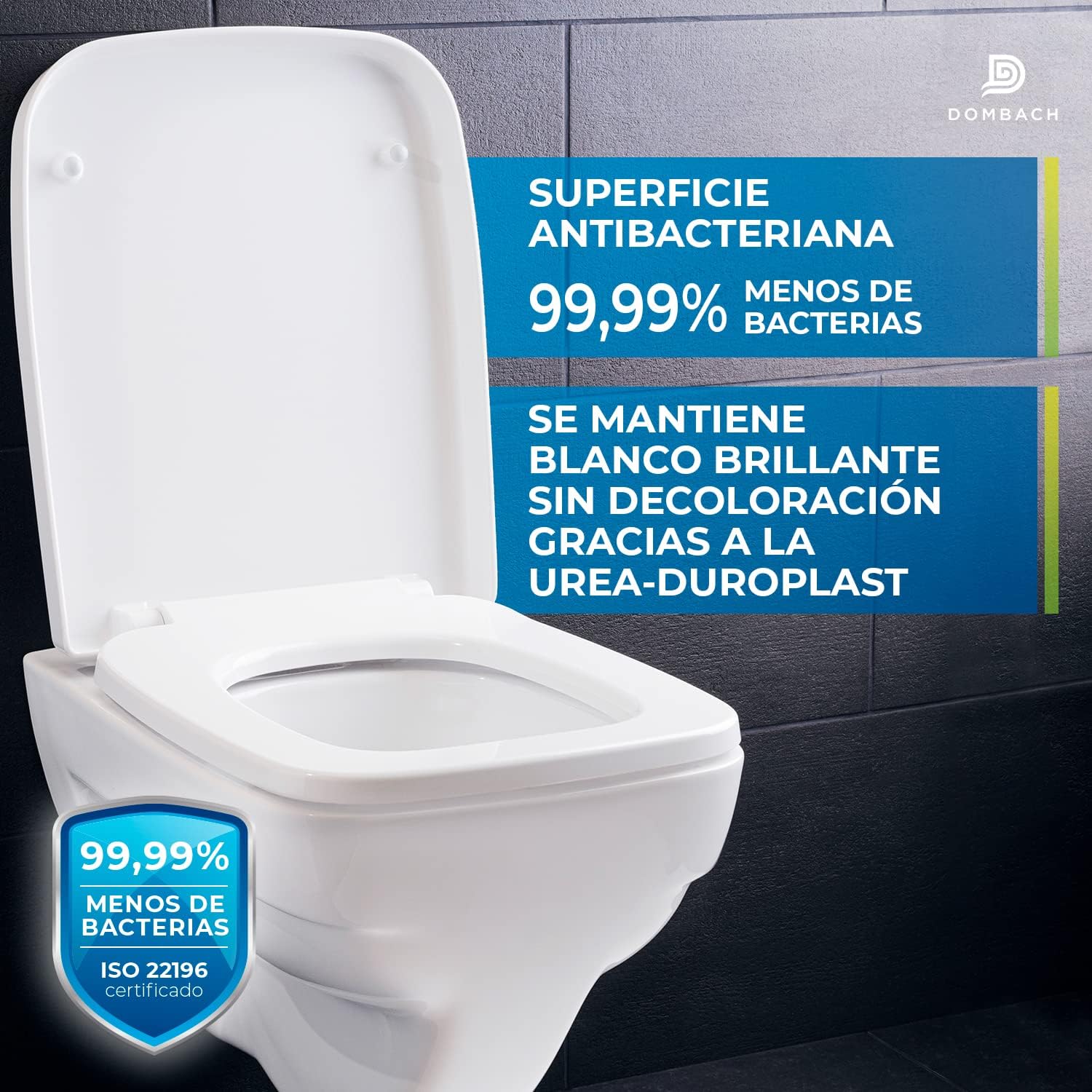 Thumbnail 1 de Dombach® Lamera Premium Tapa WC Universal Blanco 🚽