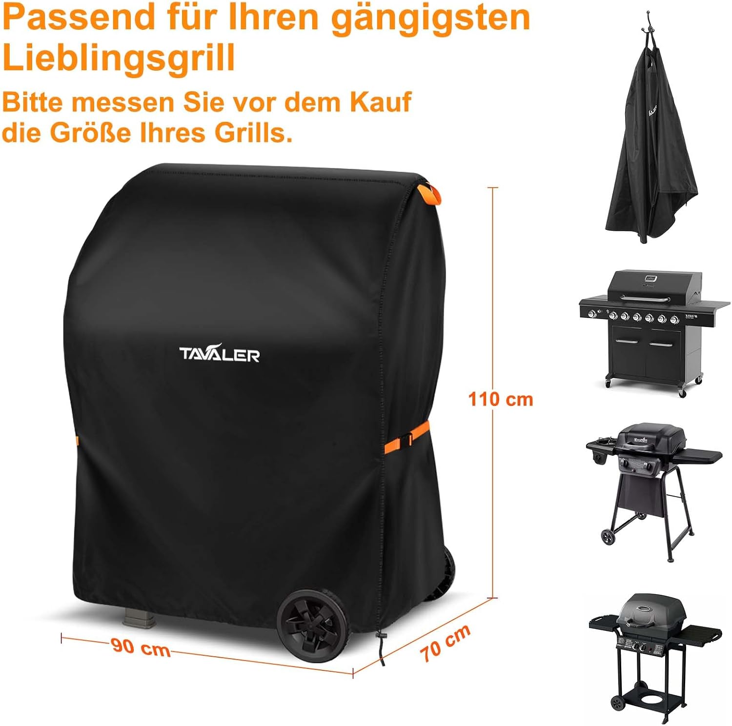 Thumbnail 1 de Tavaler Grillabdeckung 90 x 70 x 110 cm