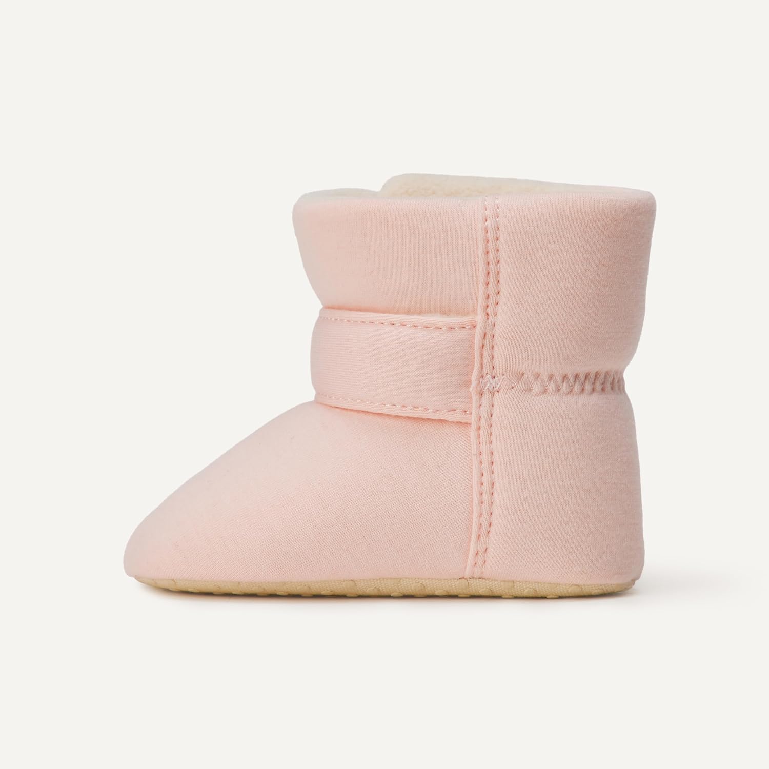 Detalle de Amazon Essentials Unisex Babies' Soft Hook & Loop Booties, Pack of 2 👶