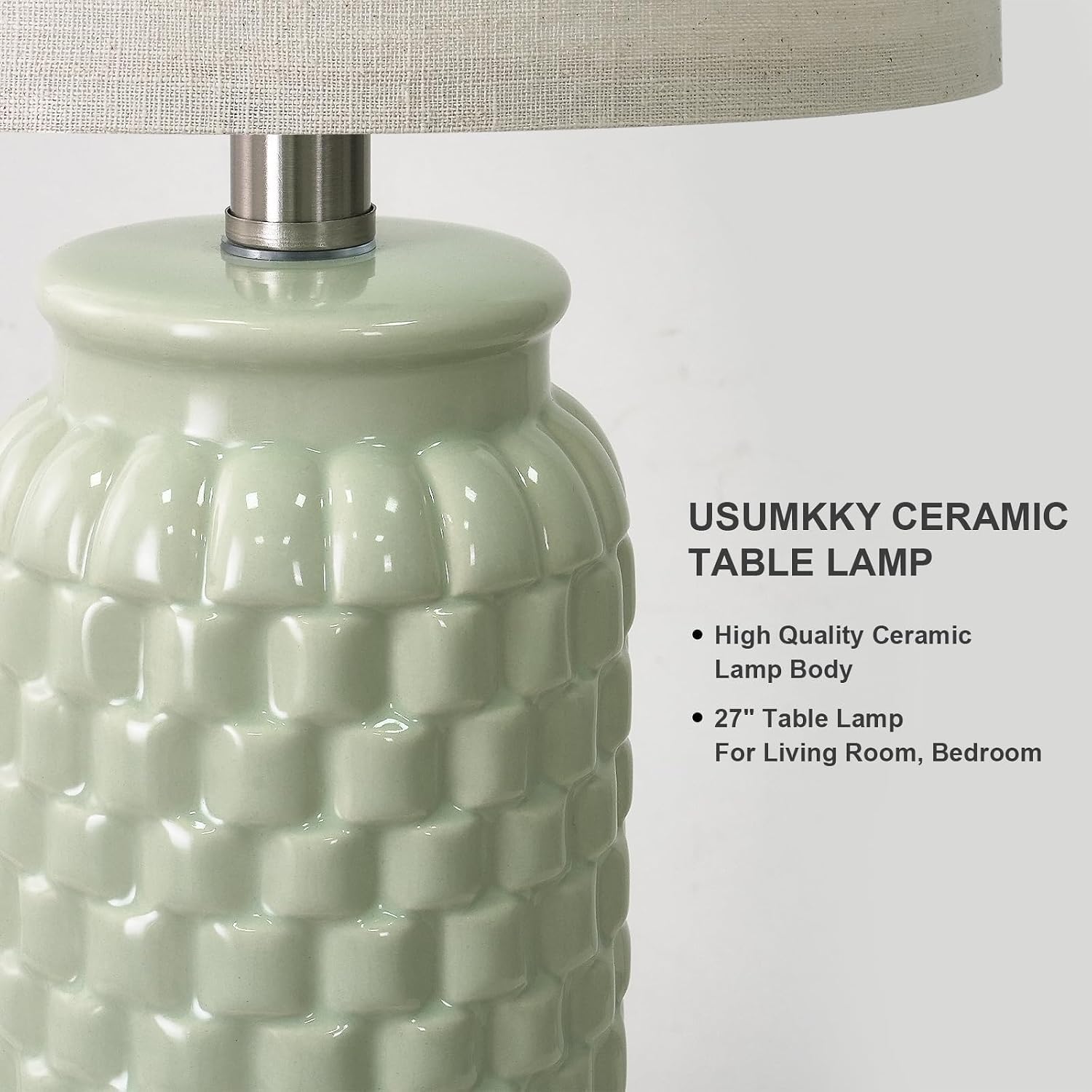 Thumbnail 4 de USumkky Ceramic Table Lamps 27-inch