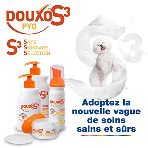 Detalle de Douxo S3 PYO Shampooing nettoyant, désinfectant et apaisant pour chiens et chats – 500 ml