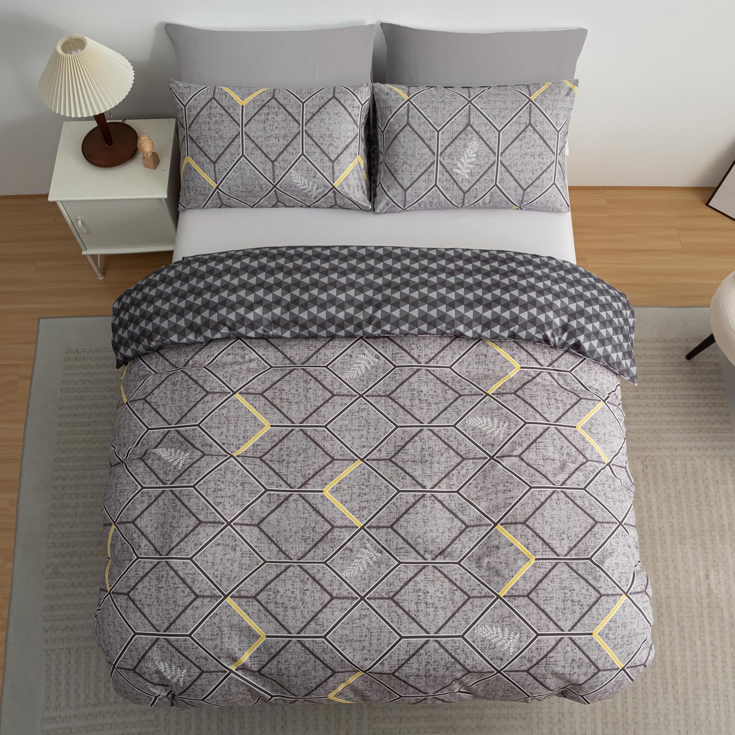 Thumbnail 4 de Lazzaro King Size Duvet Cover Set