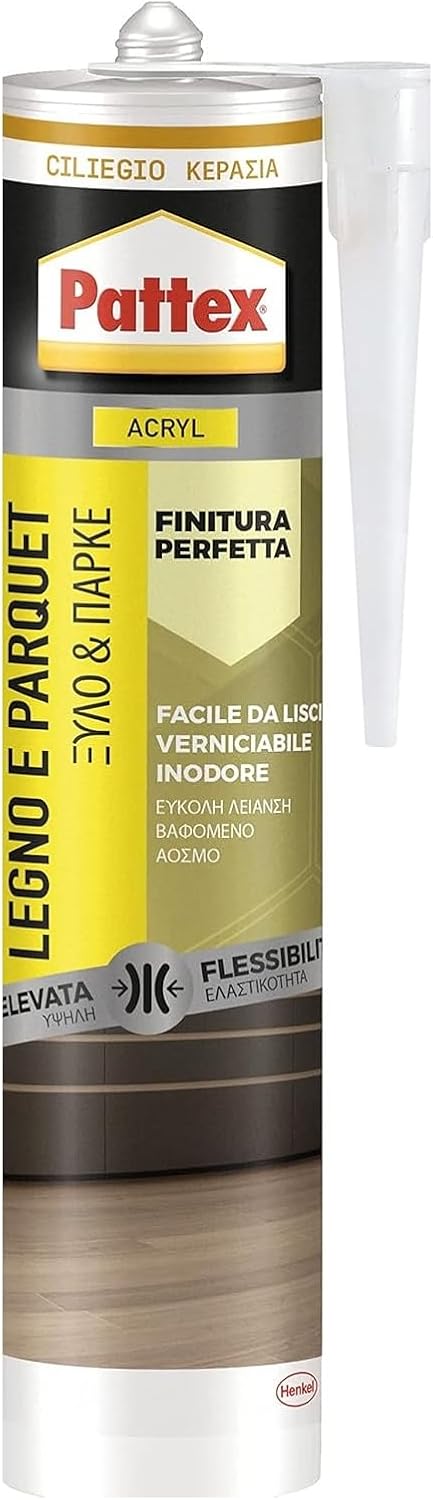 Detalle 2 de Pattex Sigillante Acrilico Legno & Parquet 280 ml
