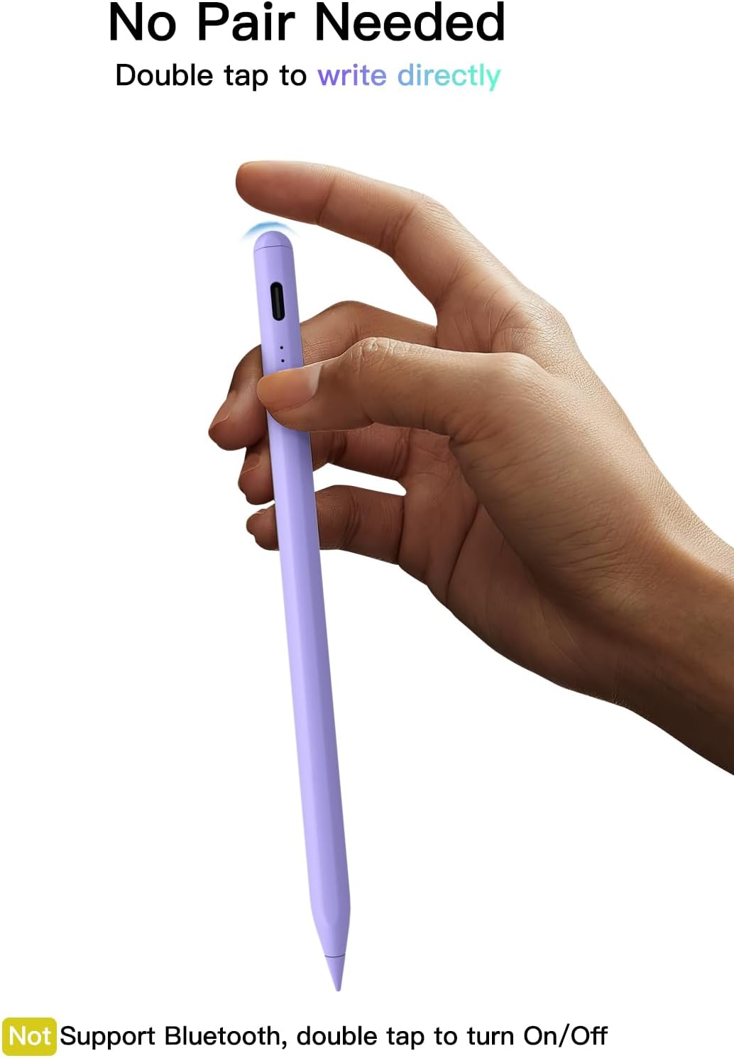 Detalle 2 de KEEPRO Stift für iPad (2018–2026) mit Schnellladefunktion, Palm-Ablehnung & Pencil-Ersatzspitzen