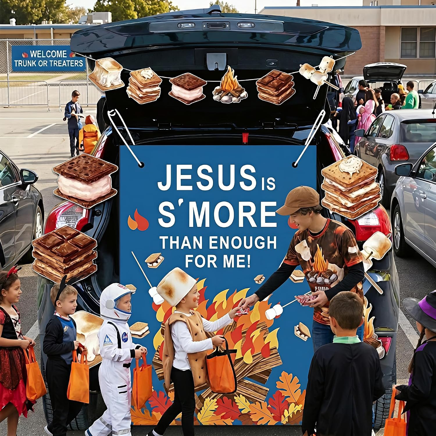 Detalle 1 de Halloween Trunk-or-Treat Decoration Kit, Polyester