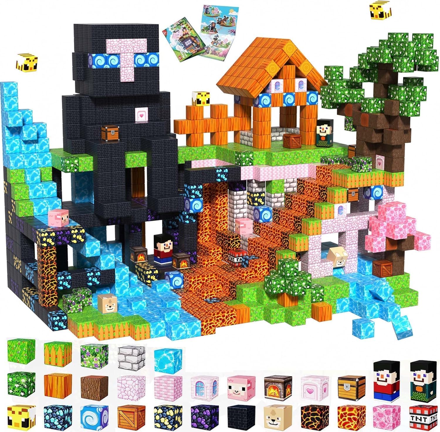 Thumbnail 6 de GraceDuck Magnetische Bausteine 150 🧩