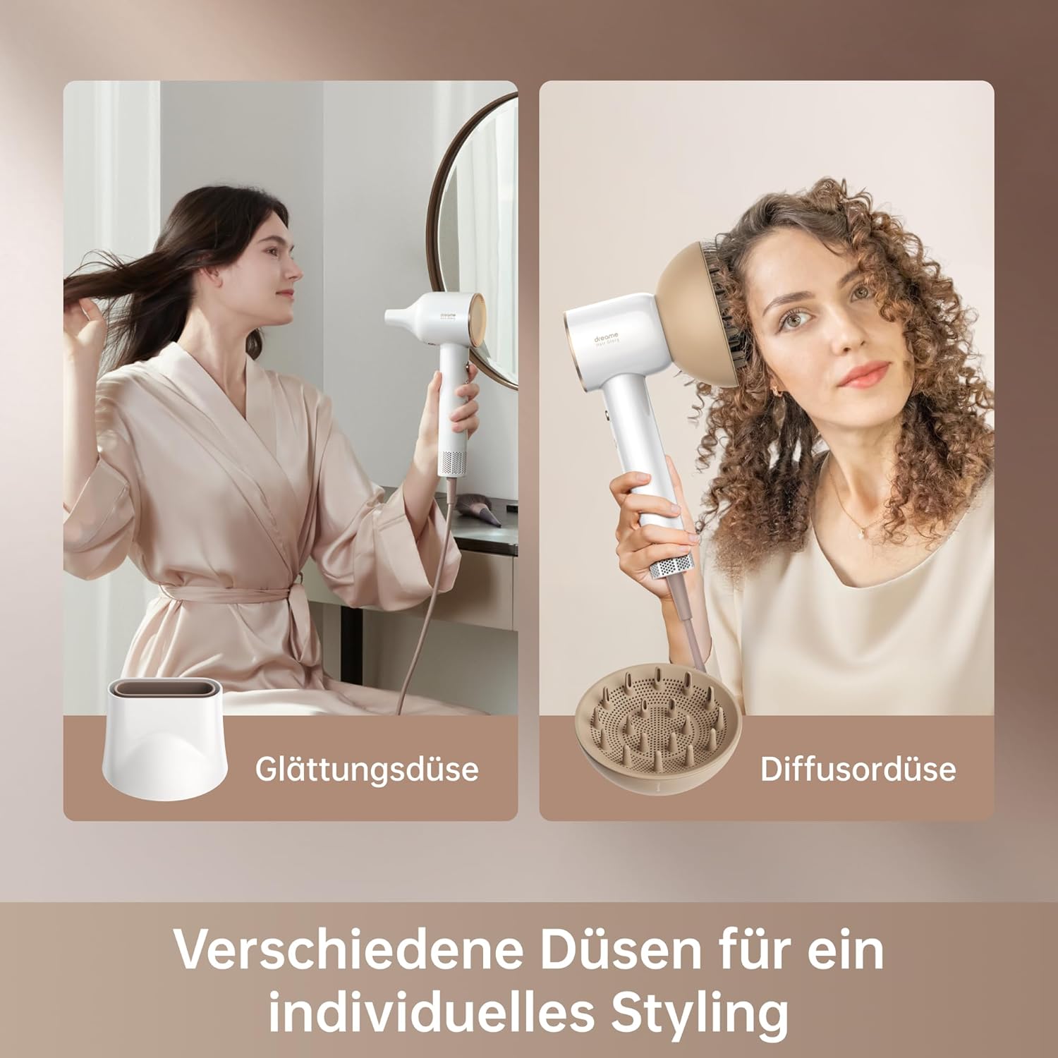 Thumbnail 3 de DREAME Hair Glory Combo Haartrockner – kraftvoll trocken, schonend und leise