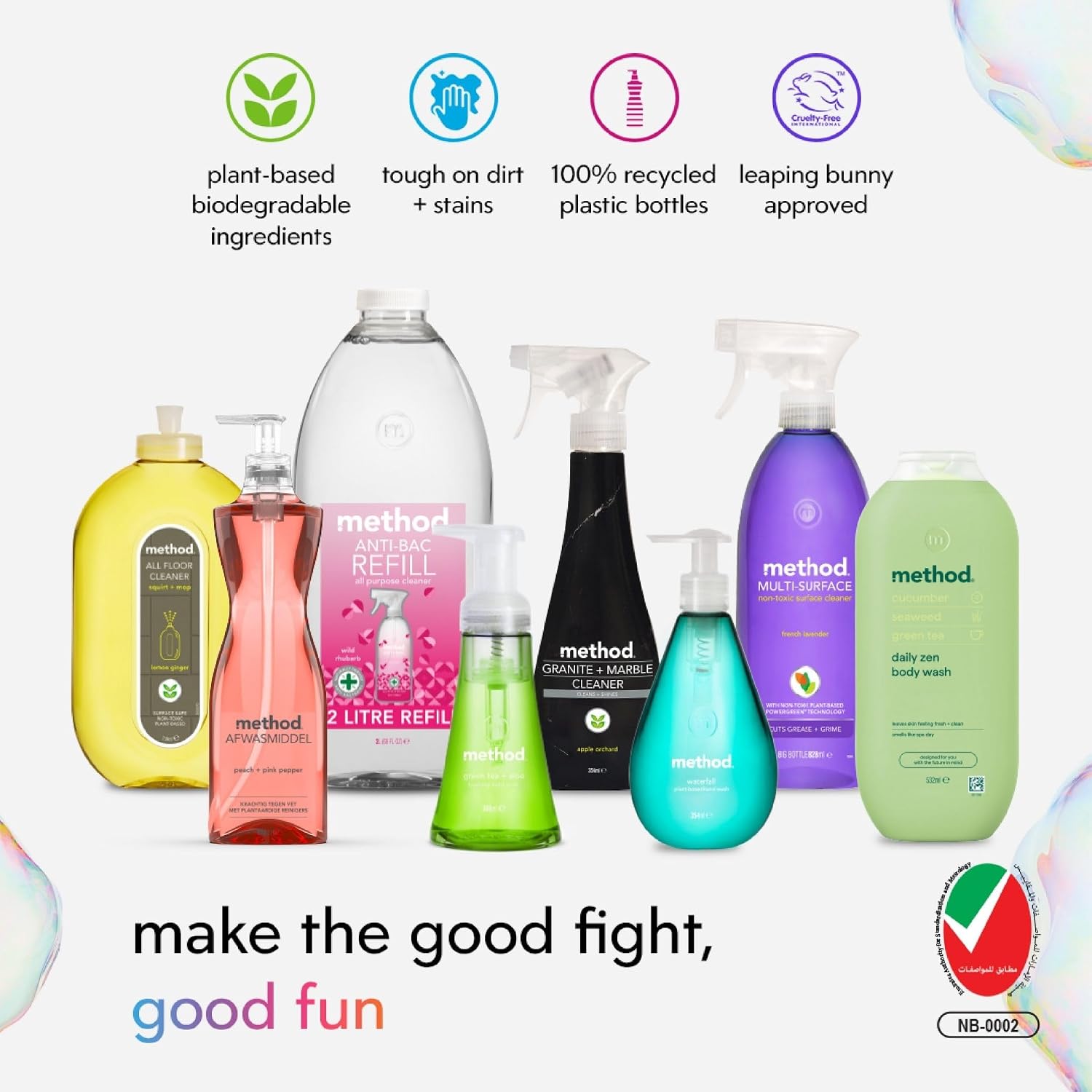 Thumbnail 5 de Method Graniet Spray voor dagelijkse reiniging en polijsting, appelgeur, 345 ml