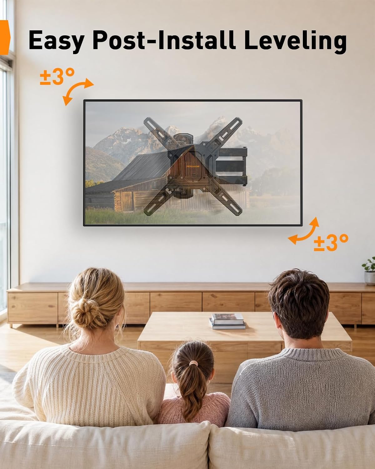 Thumbnail 4 de Perlegear PGMF3 TV Mount 82 lbs