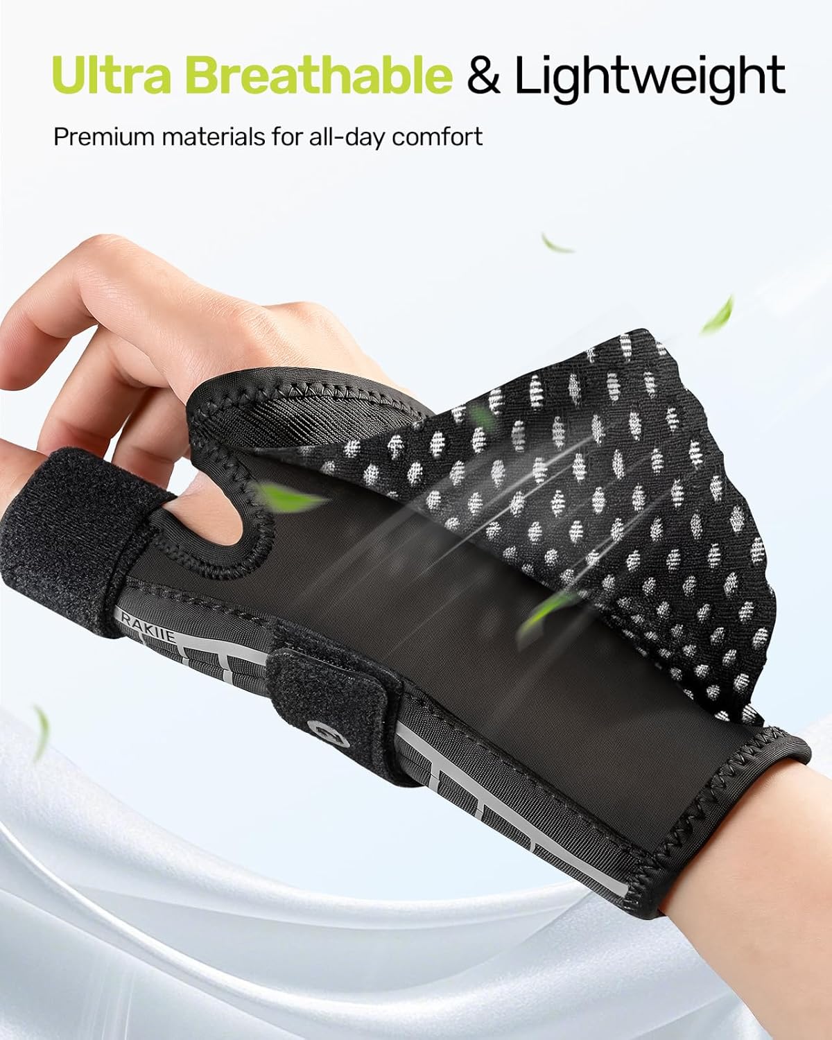Detalle de Rakiie Ergonomical Thumb Support with 2 Support Bars – Right or Left Hand Spica Splint