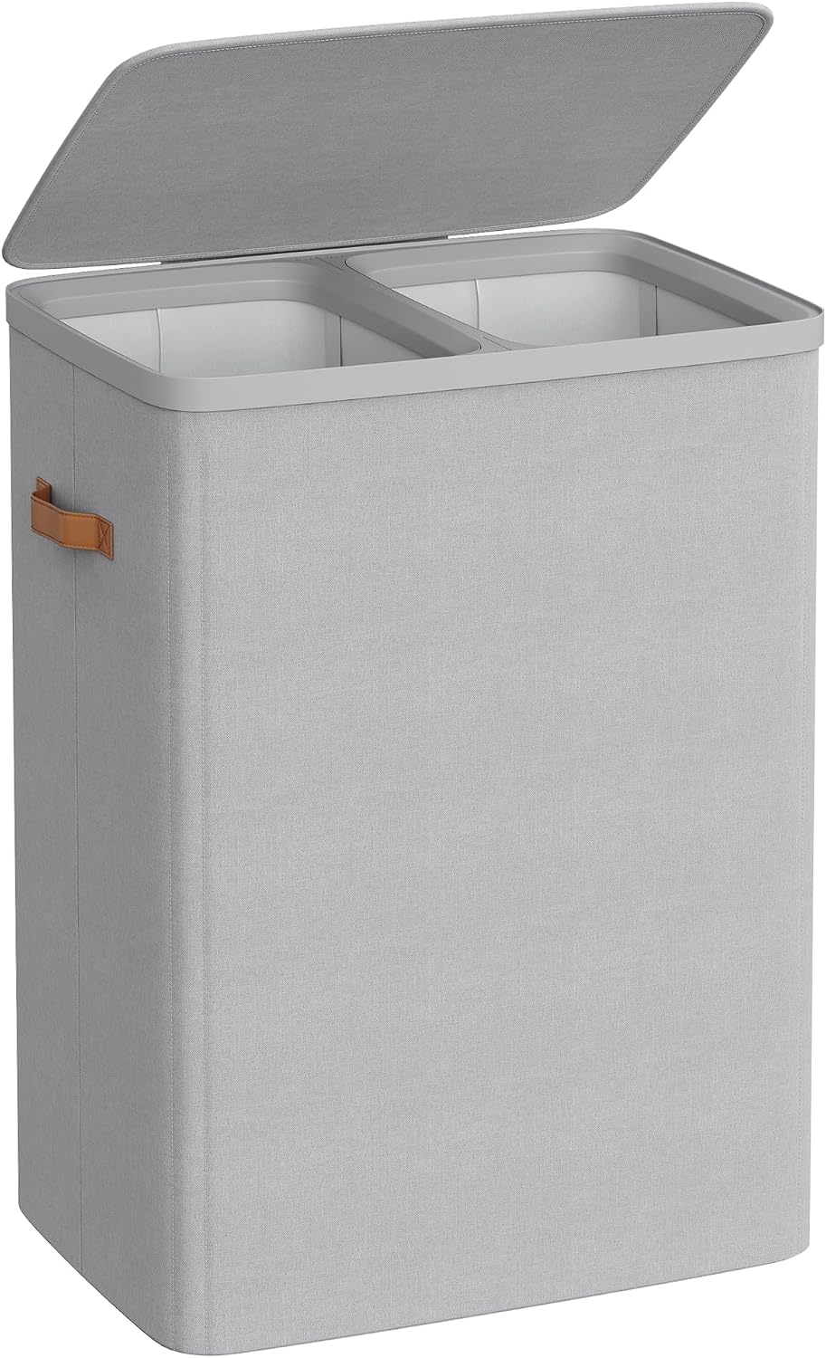 Imagen de SONGMICS Cesto Ropa Sucia 170 L 2 Compartimentos Gris Paloma en OfertitasTOP
