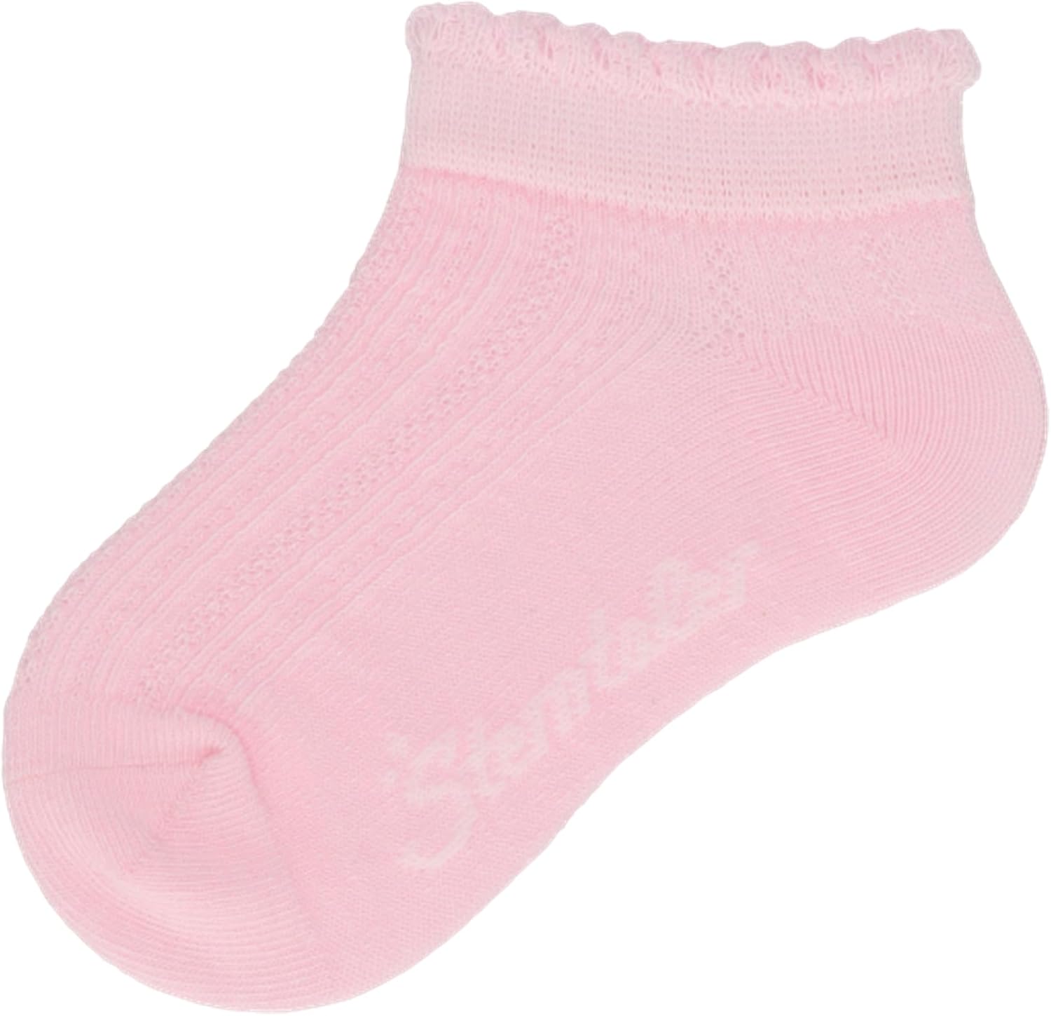 Detalle de Sterntaler Sneaker-Socken 3er-Pack Struktur – Baby Sneaker-Socken mit Rippenmuster für Mädchen