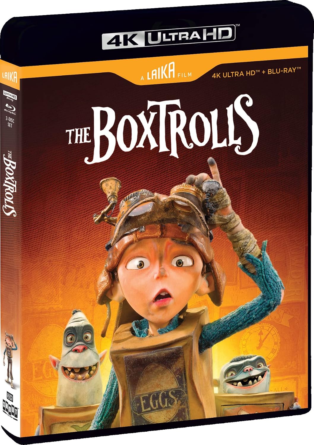 Detalle de The Boxtrolls 4K Ultra HD + Blu-ray with Dolby Atmos and Bonus Features
