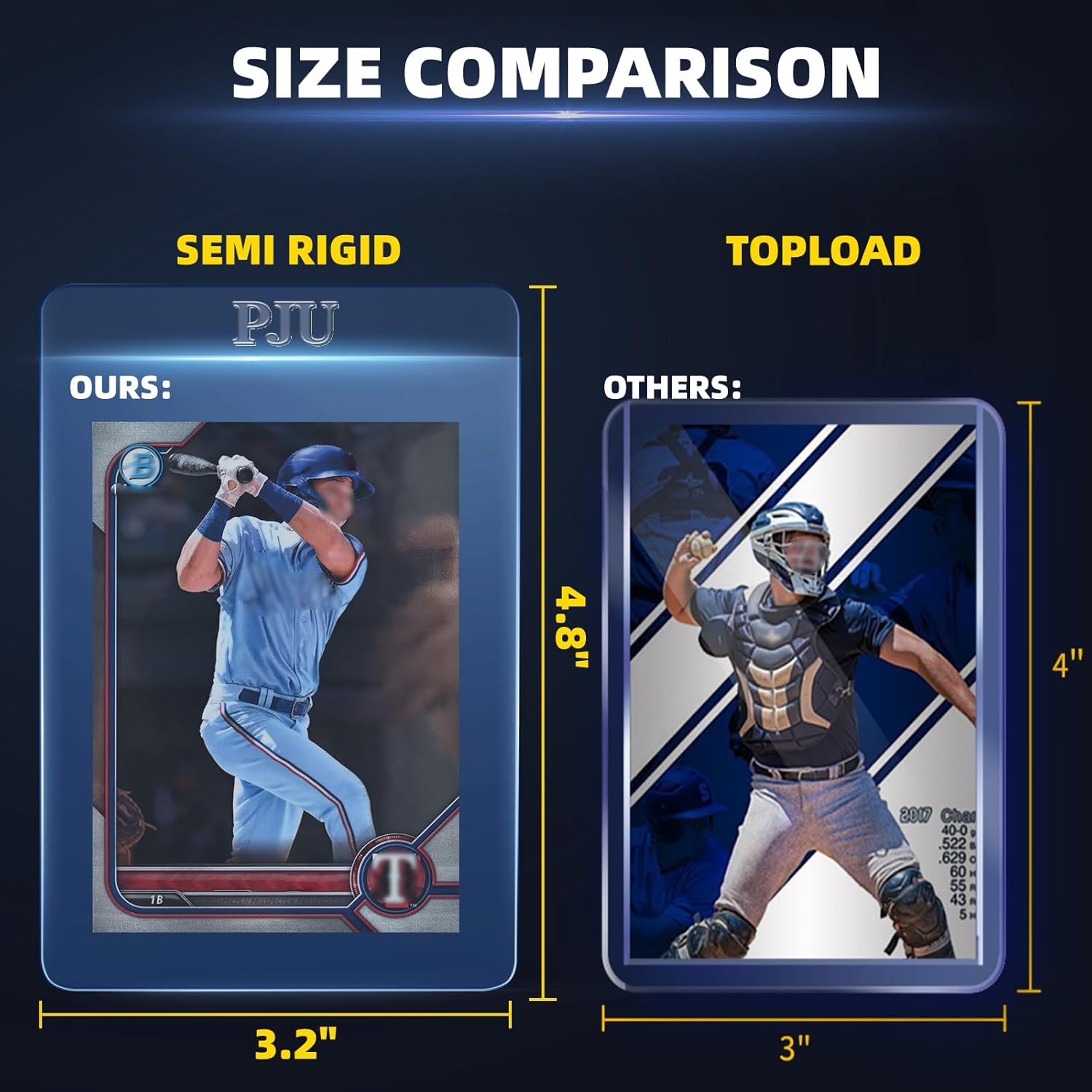 Thumbnail 4 de PJU 100 Ct Semi Rigids Card Holders