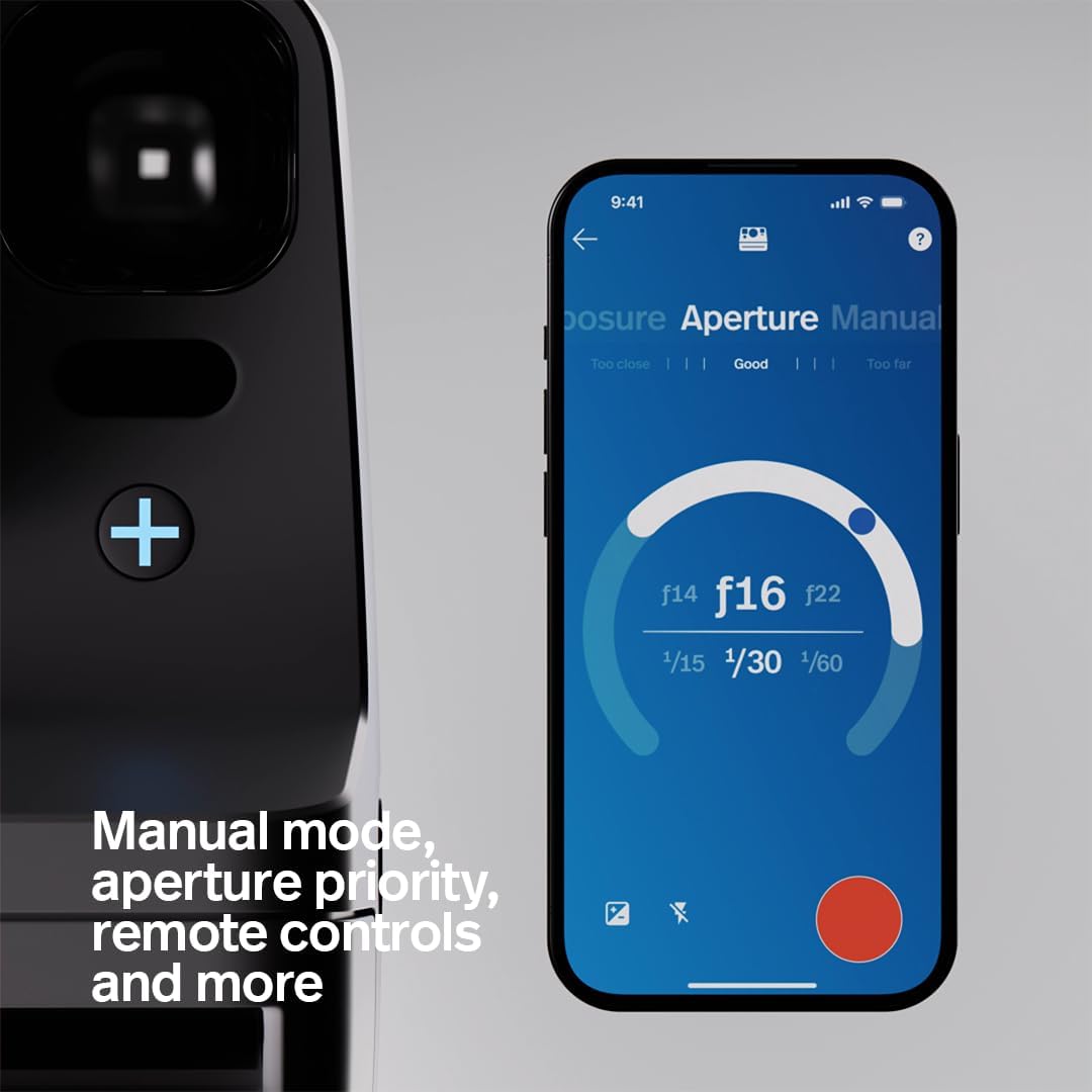 Detalle de Polaroid NOW+ Generation 3 Instant Camera Bluetooth Connected (Arctic Blue) – 9163