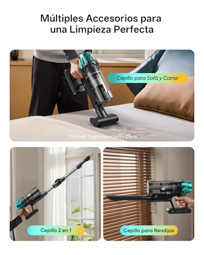 Thumbnail 1 de Vexilar V15Max aspiradora sin cable con fregona, 65KPa y 60 min (1,5L) para suelos y alfombras