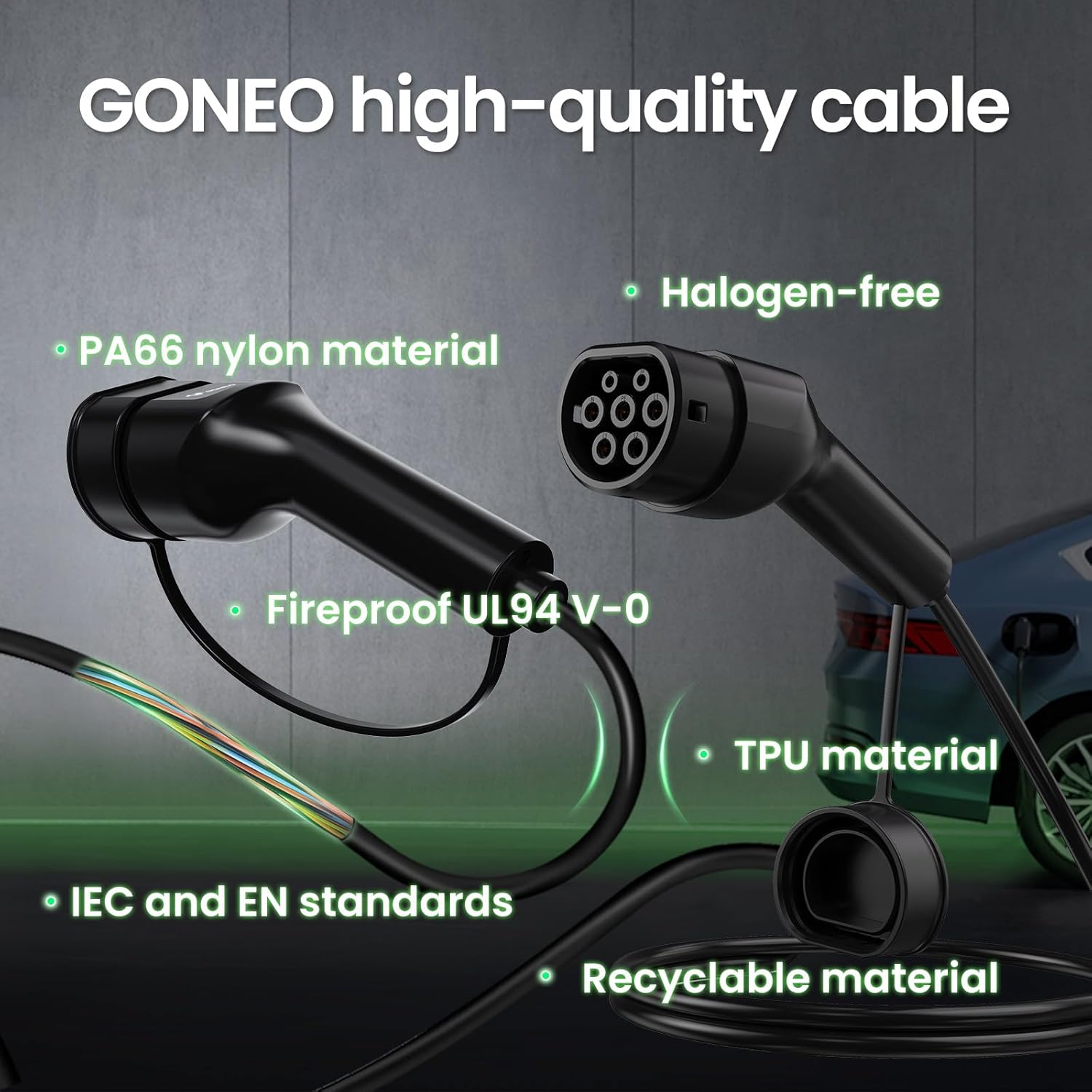 Thumbnail 6 de GONEO Type 2 EV Charging Cable 10M 32A