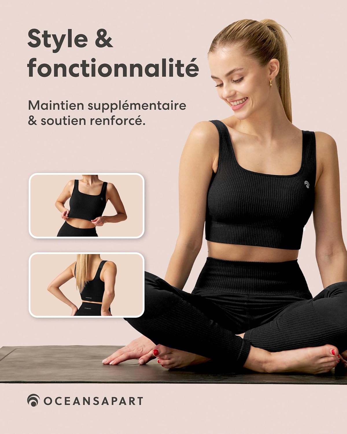 Thumbnail 3 de Brassière sport Oceansapart Sydney, taille XS-XXL