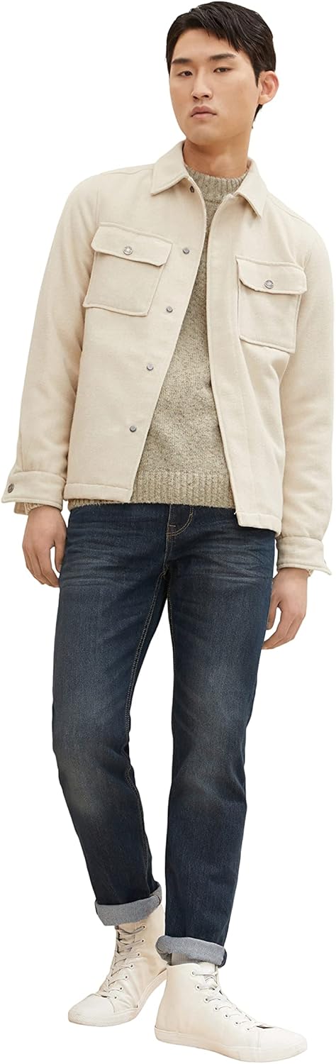 Thumbnail 6 de TOM TAILOR Herren Marvin Straight Jeans mit 5 Taschen