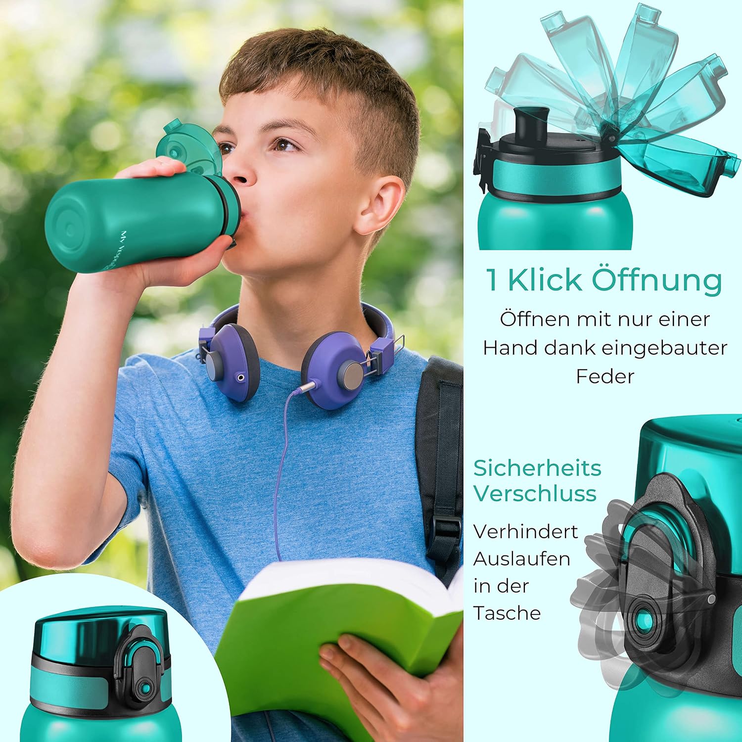 Detalle 1 de MY VESPERBOX Thermosflasche Kinder 12 h