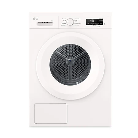 Detalle de LG RHX1009NWHl Outlet: Secadora con Inteligencia Artificial de 9 kg y bomba de calor Dual (Blanco marfil) - Serie 140