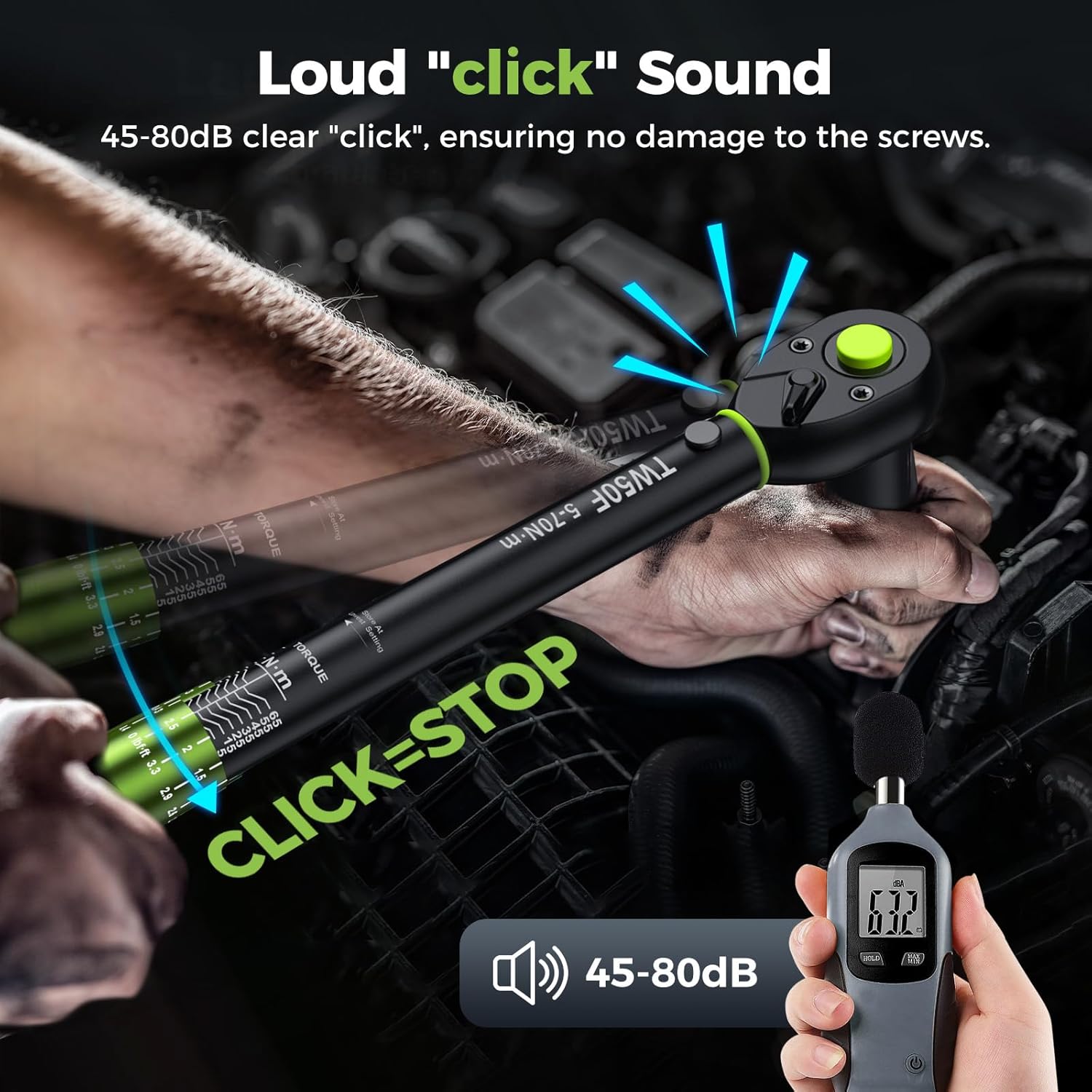 Thumbnail 4 de EToolab Torque Wrench 3/8 5-70 N·m