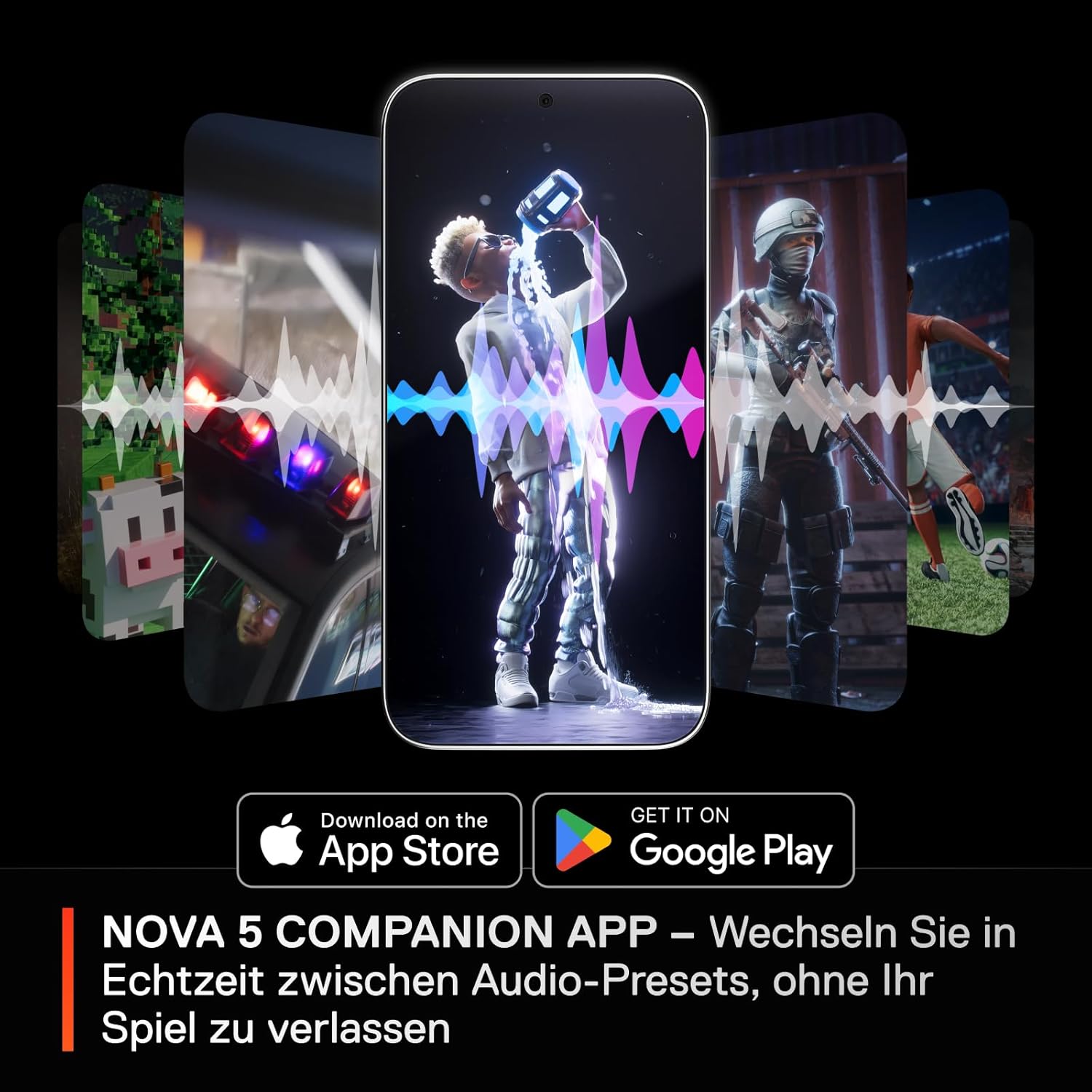 Thumbnail 4 de SteelSeries Arctis Nova 5 Wireless – Multi-System Gaming-Headset