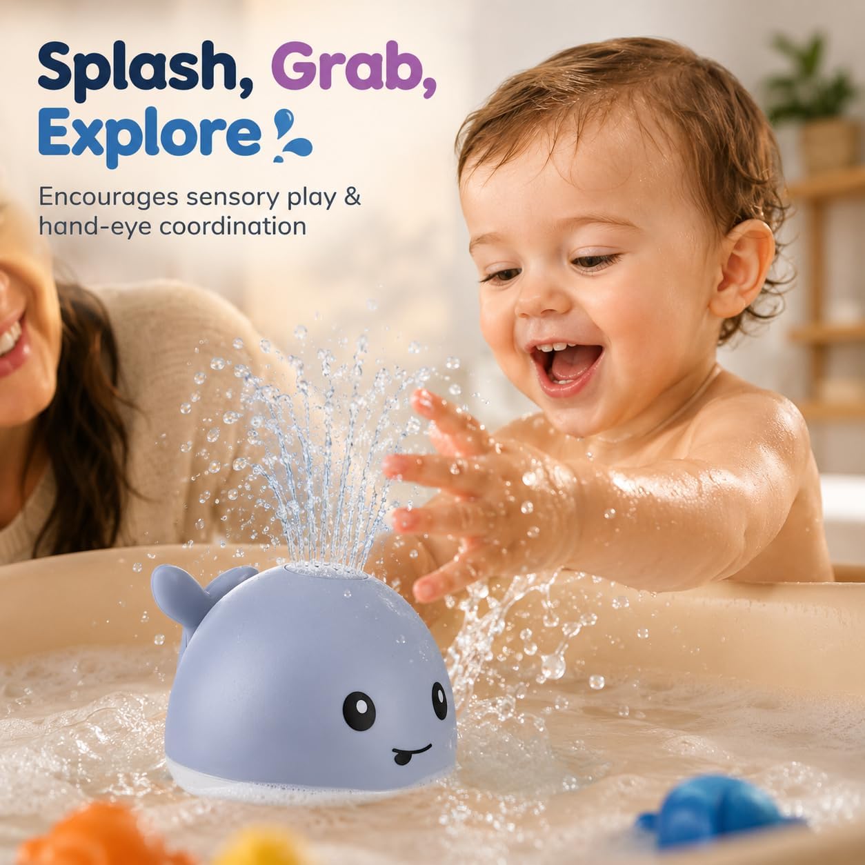 Detalle de Gigilli Bath Toys for Ages 1-3 🐳