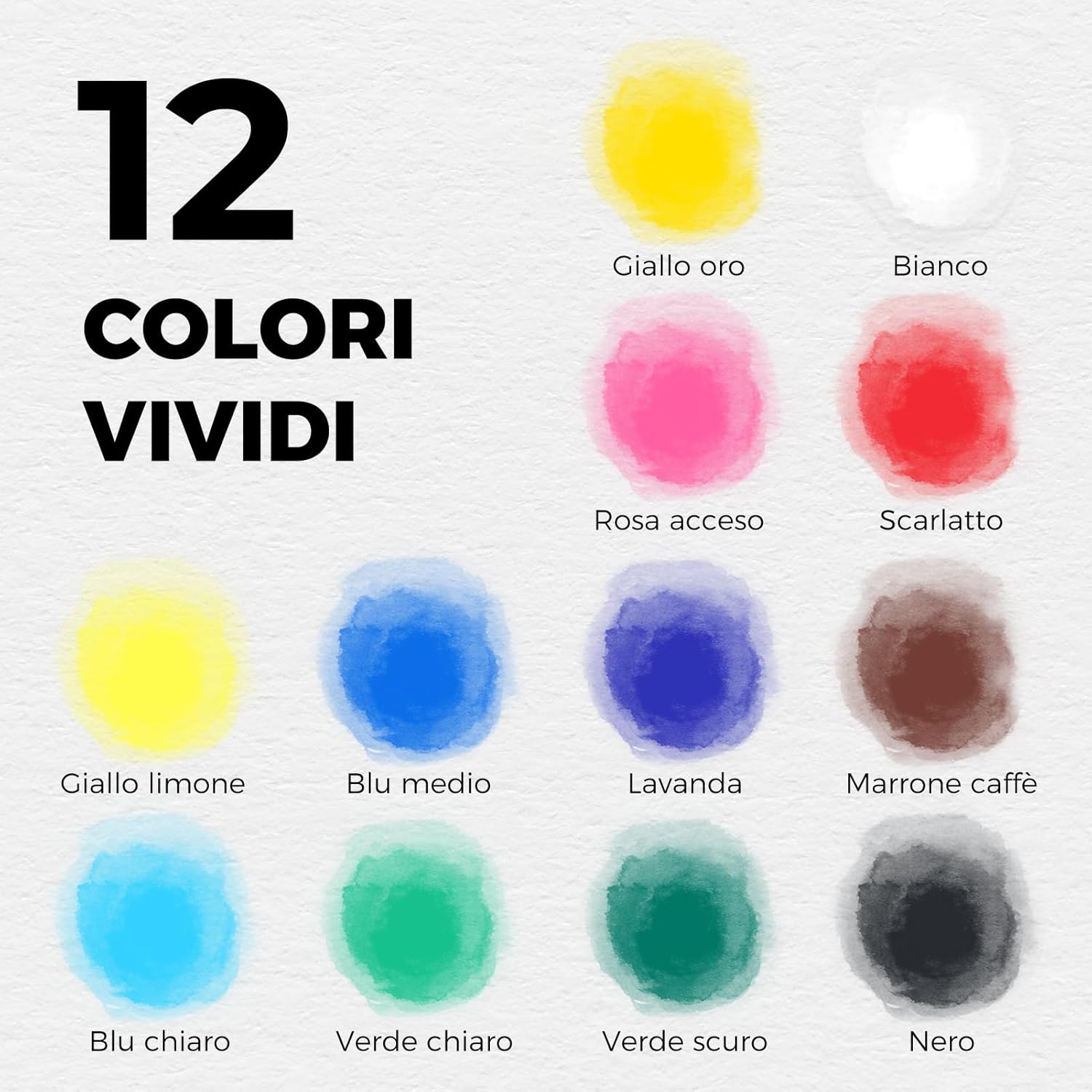 Thumbnail 2 de Funto Set da Viaggio Acquerello Premium – 12 Colori e Accessori per Pittura in Movimento