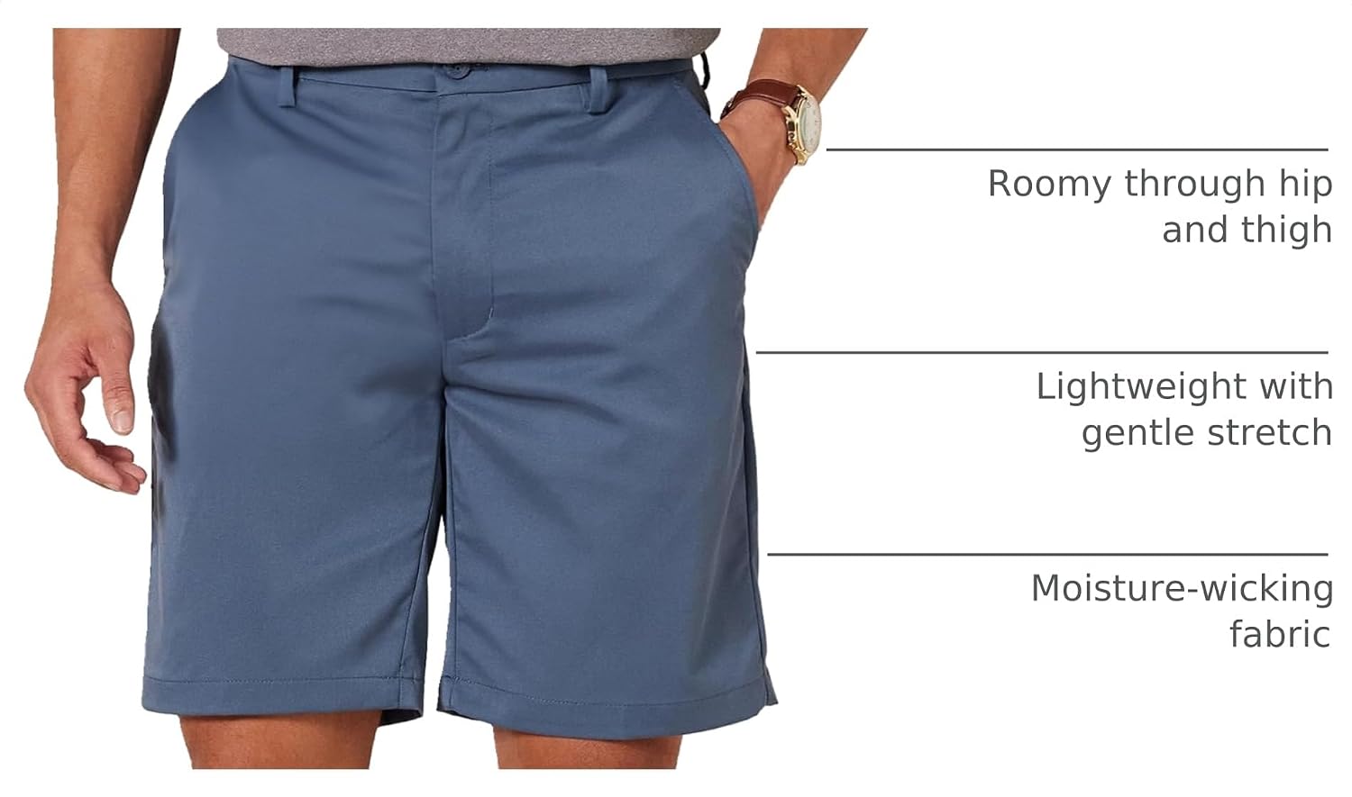 Detalle 2 de Amazon Essentials Classic Fit Golf Shorts for Men with Stretch