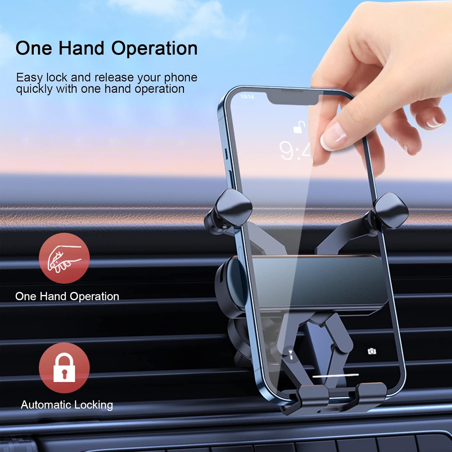 Detalle de ORYCOOL Support Téléphone Voiture 360°