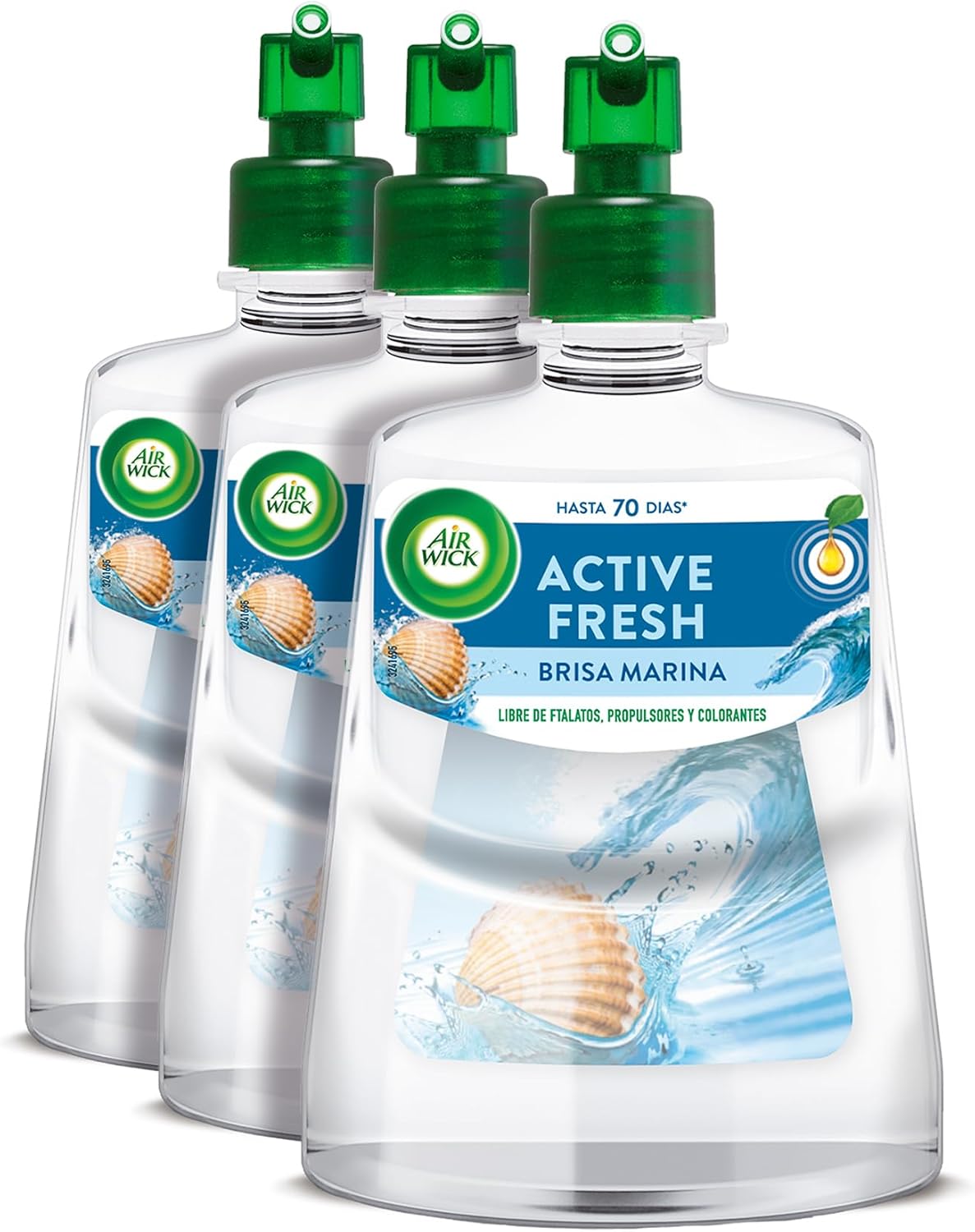 Detalle 1 de Air Wick Active Fresh Spray Automático - Pack 3 Jazmín