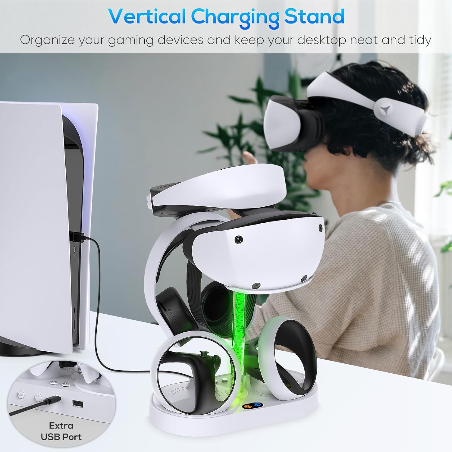 Thumbnail 6 de FYOUNG PSVR2 Charging Dock with LED 1A