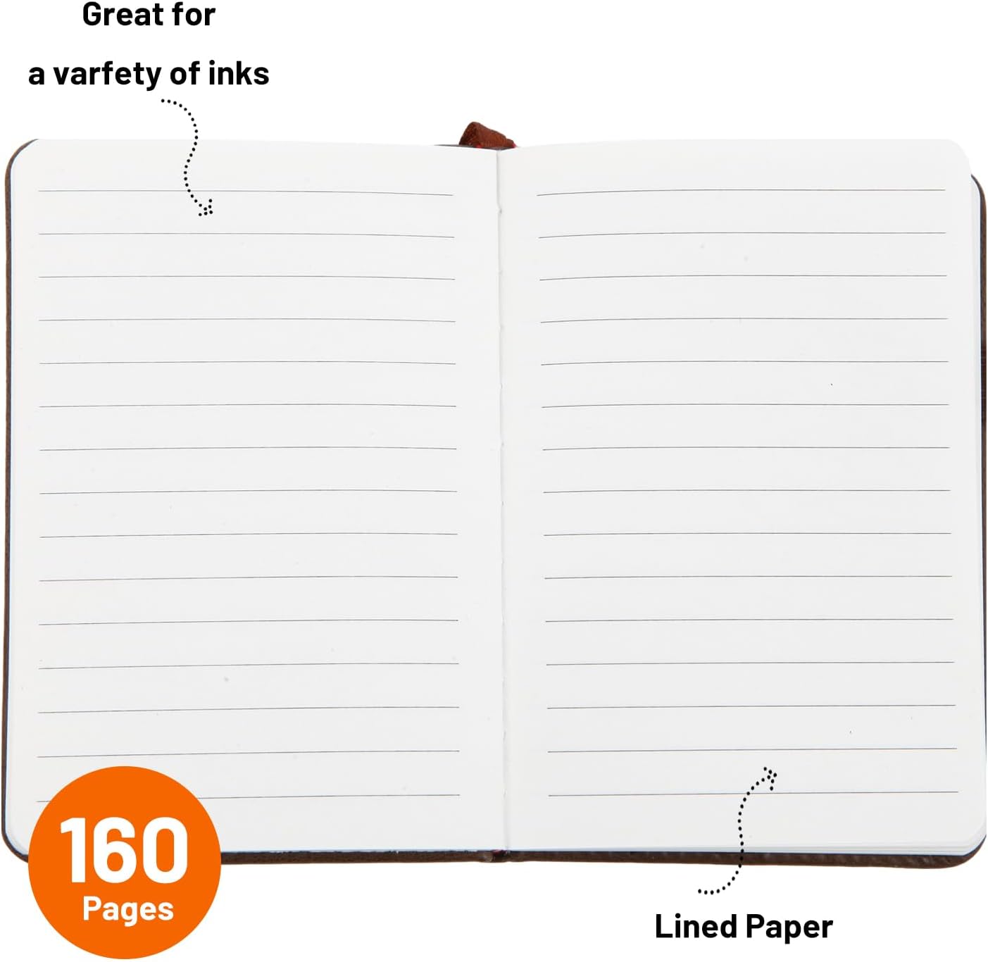 Detalle de BIYUNRO Pocket Notebook, A6