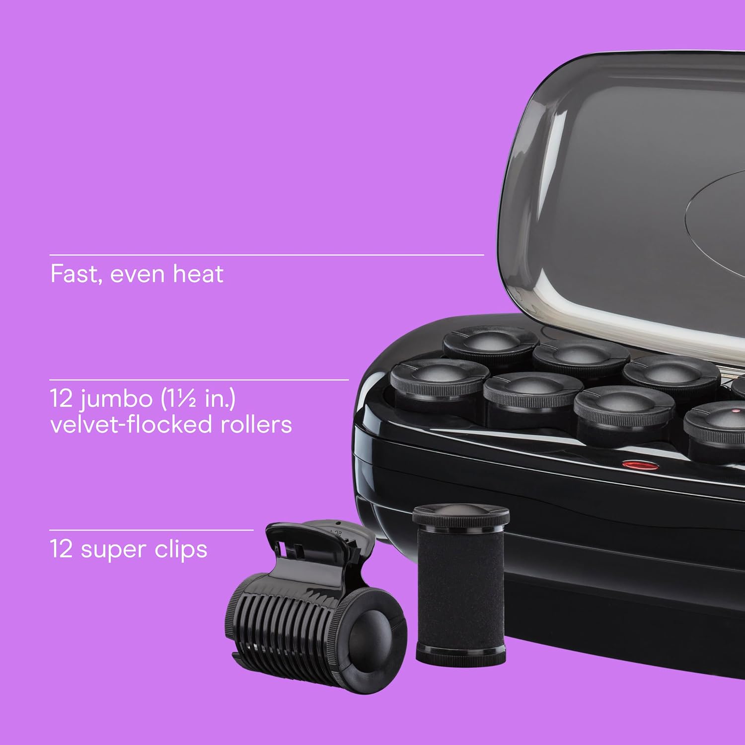 Detalle 2 de Conair Hot Rollers 12 Jumbo 1.5