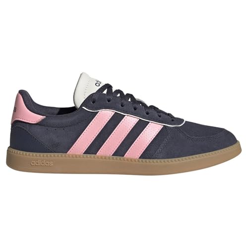 Detalle 2 de adidas Damen Breaknet Sleek Shoes – Shadow Navy/Pink Spark/Off White, Größe 38 EU