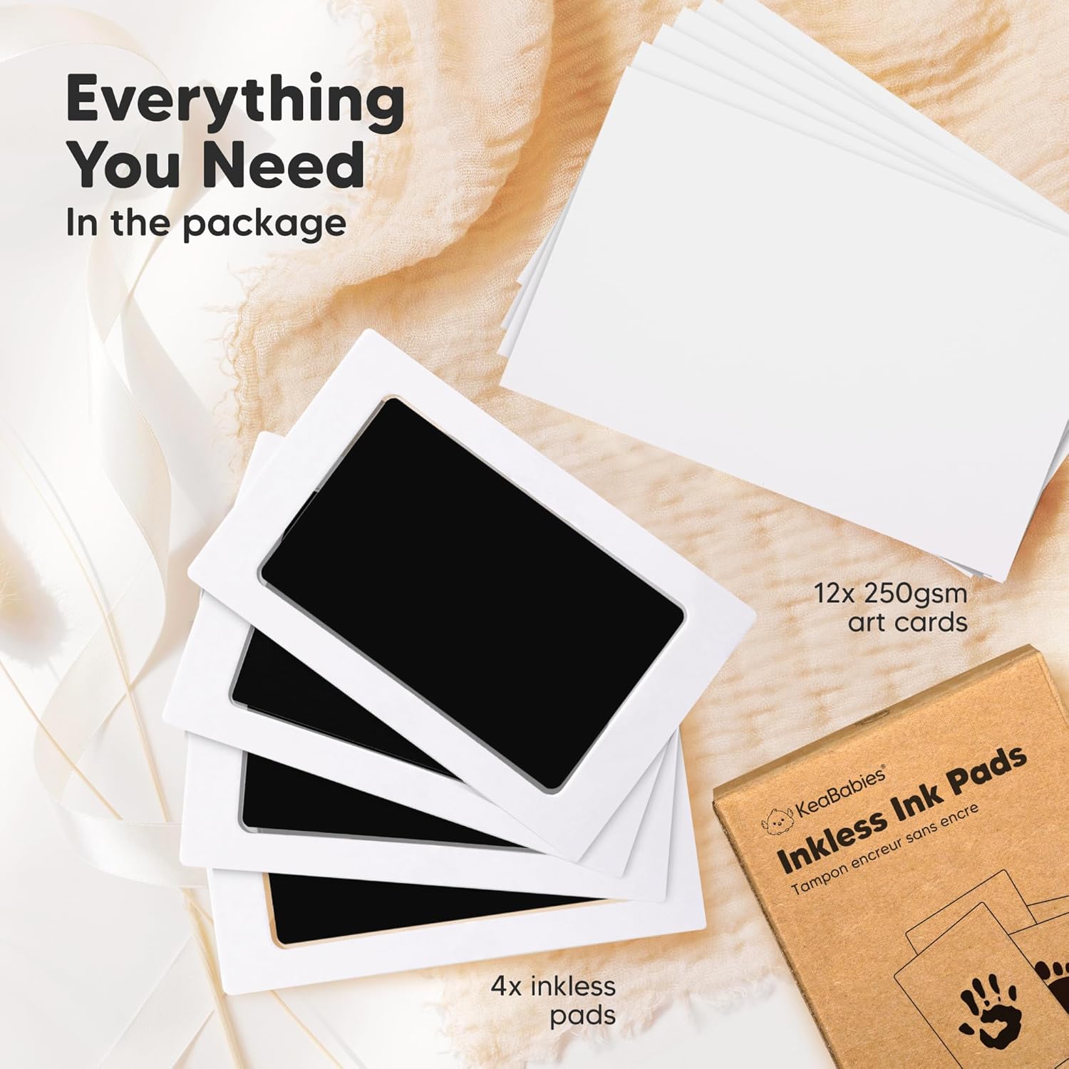 Thumbnail 2 de Inkless Baby Hand and Footprint Kit 4-Pack