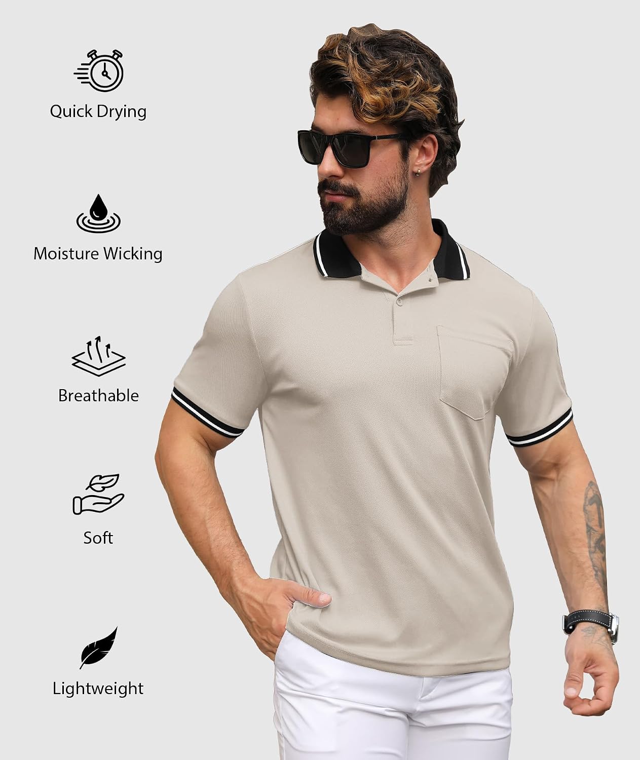 Thumbnail 1 de SwissWell Lote de 3 Polo hombre 95% poliéster